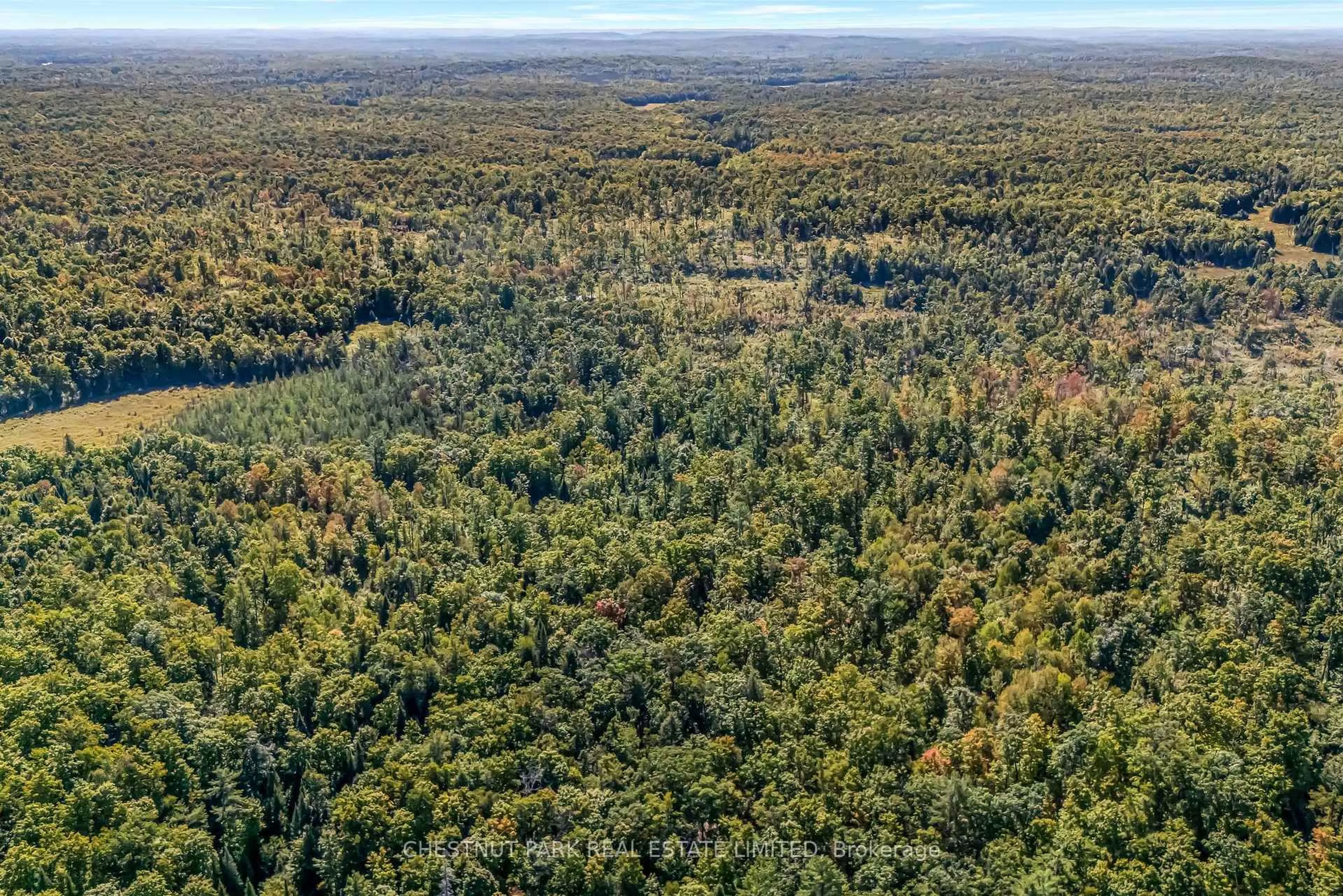 A pic from outside/outdoor area/front of a property/back of a property/a pic from drone, forest/trees view for 682 Felbers Rd, Madoc Ontario K0K 1Y0