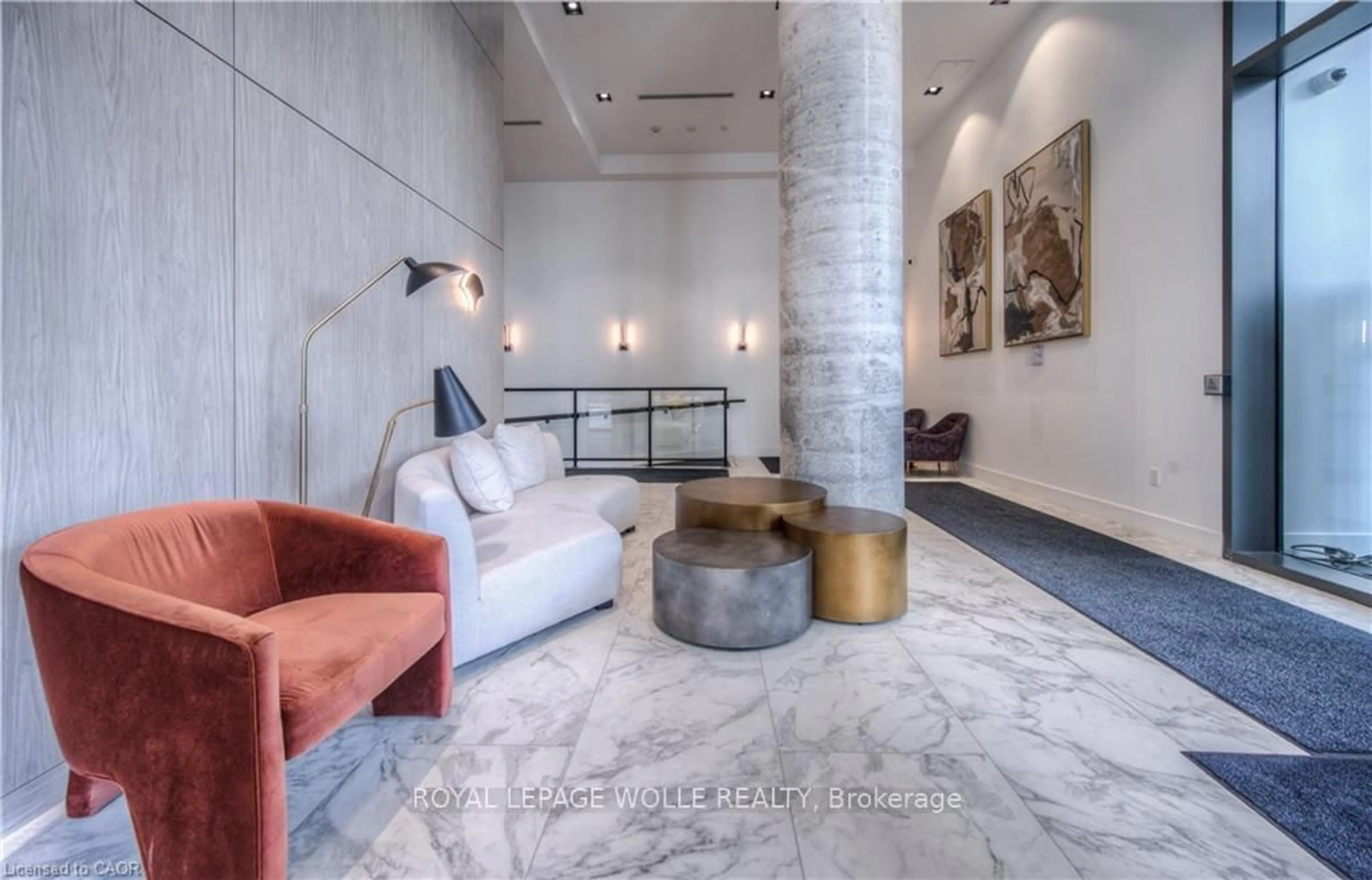 Lobby for 15 Wellington St #1114, Kitchener Ontario N2G 0E4