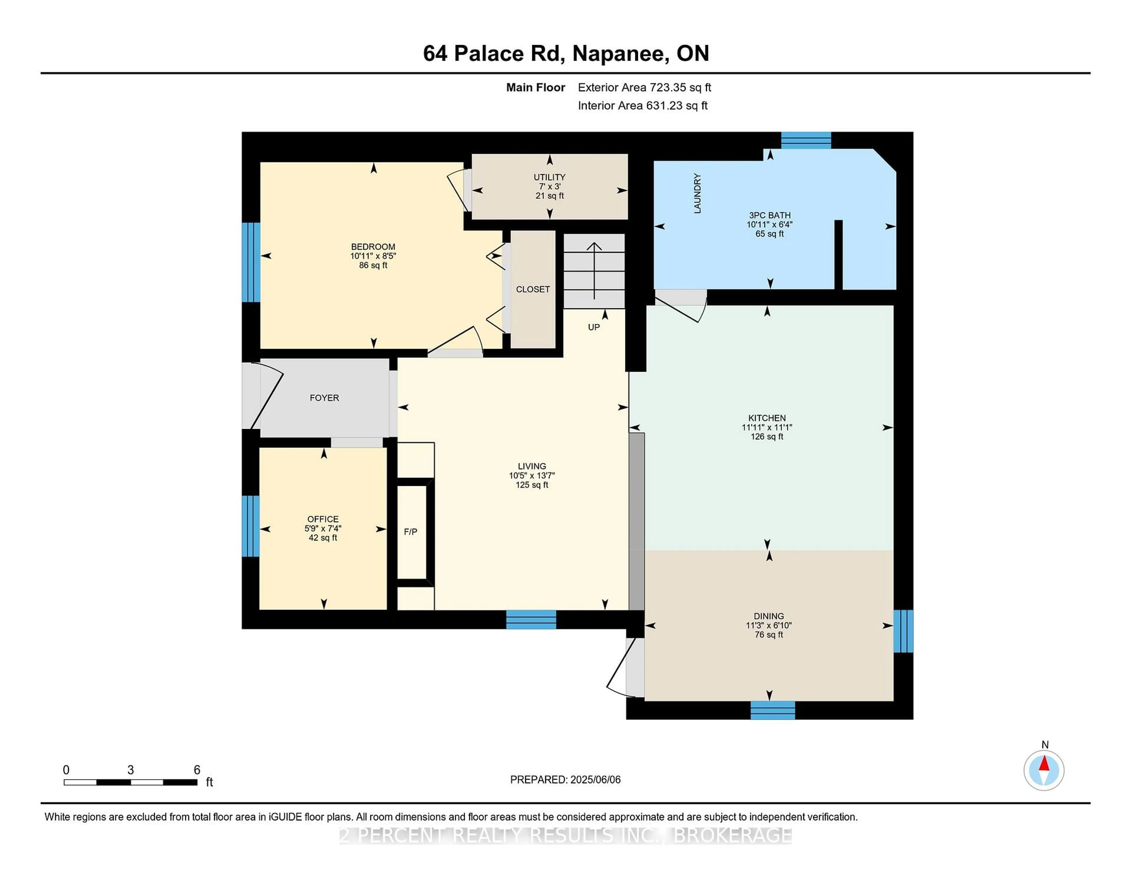 Floor plan for 64 Palace Rd, Greater Napanee Ontario K7R 3B2