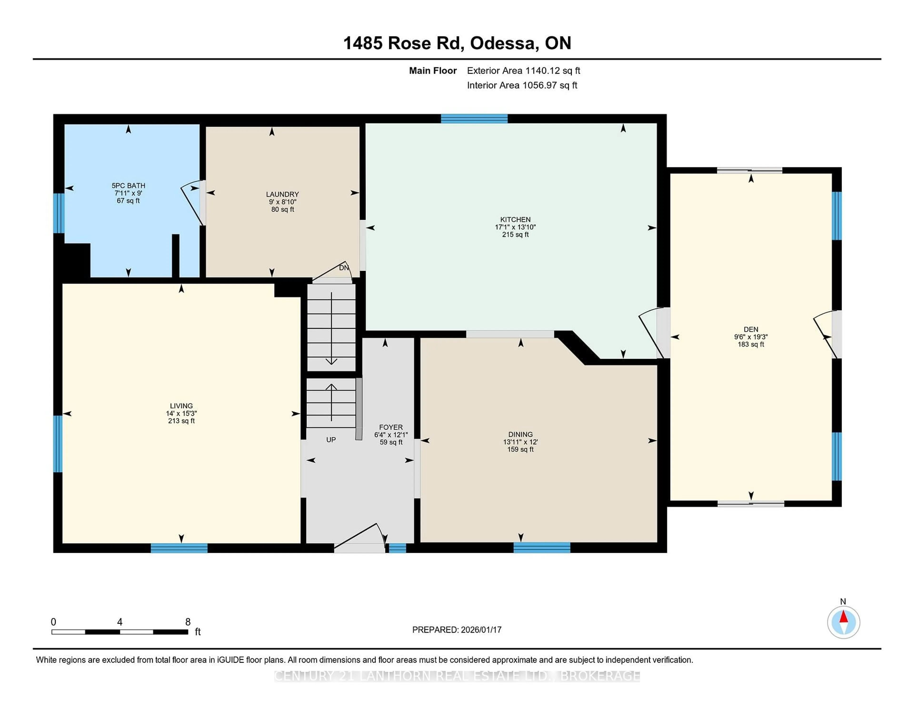Floor plan for 1485 Rose Rd, Bissett Creek Ontario K0H 2H0