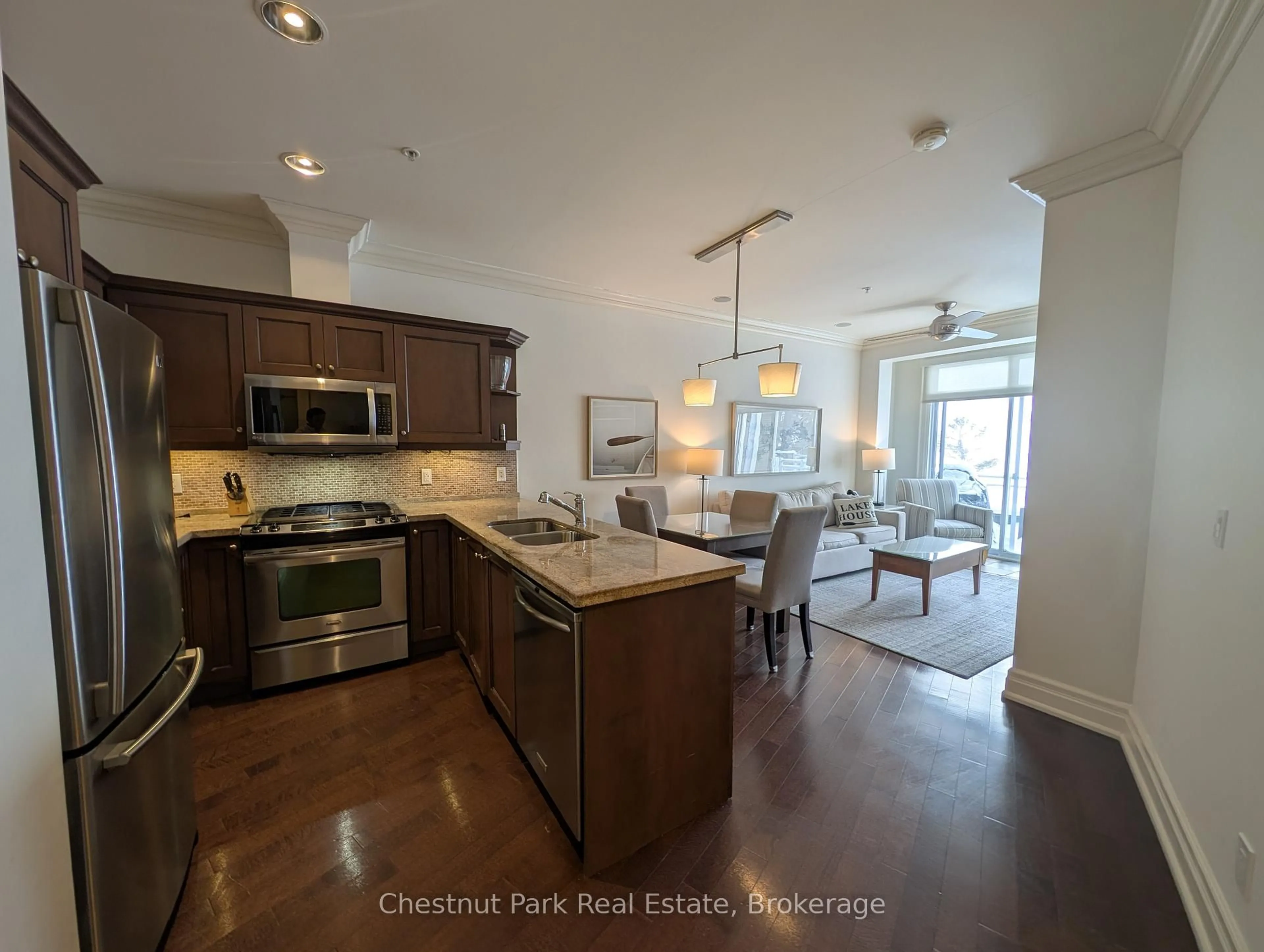 Open concept kitchen, unknown for 1869 Muskoka 118 Rd #E206B1, Muskoka Lakes Ontario P1L 1W8