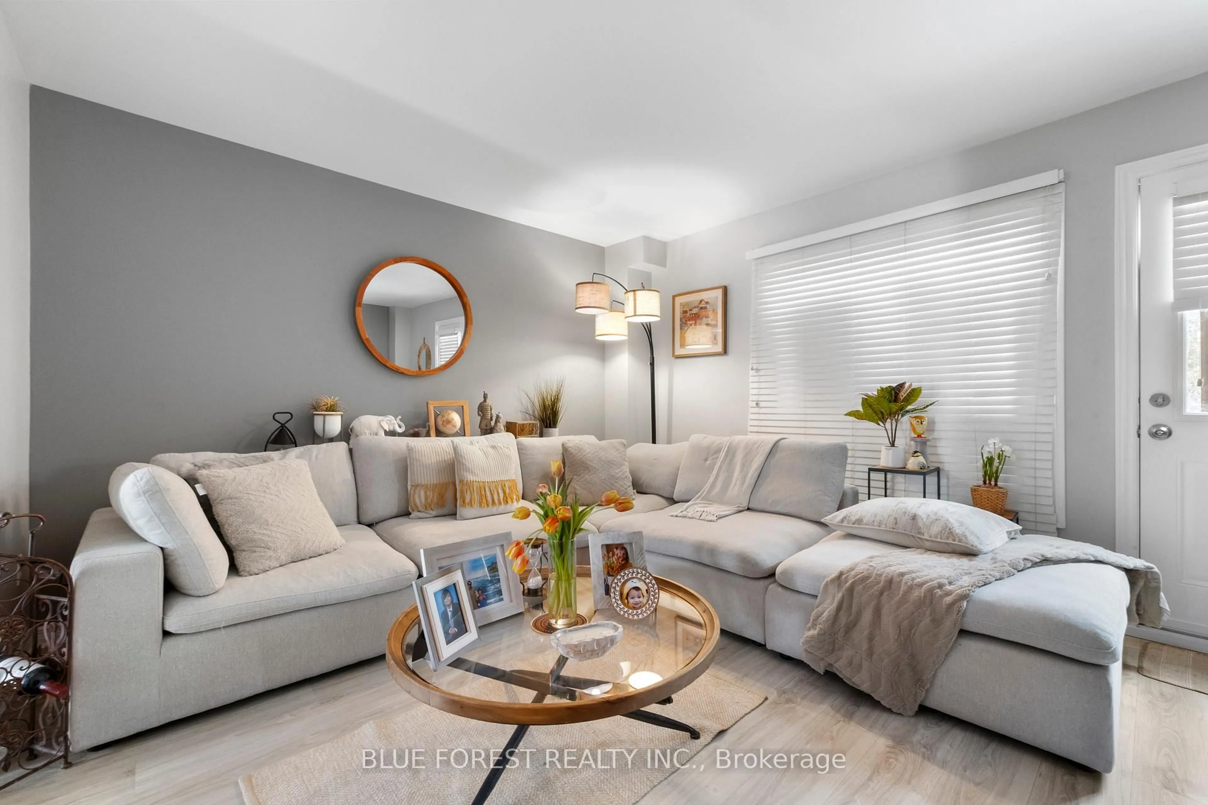 Living room with furniture, unknown for 166 Southdale Rd #18, London South Ontario N6J 2J1