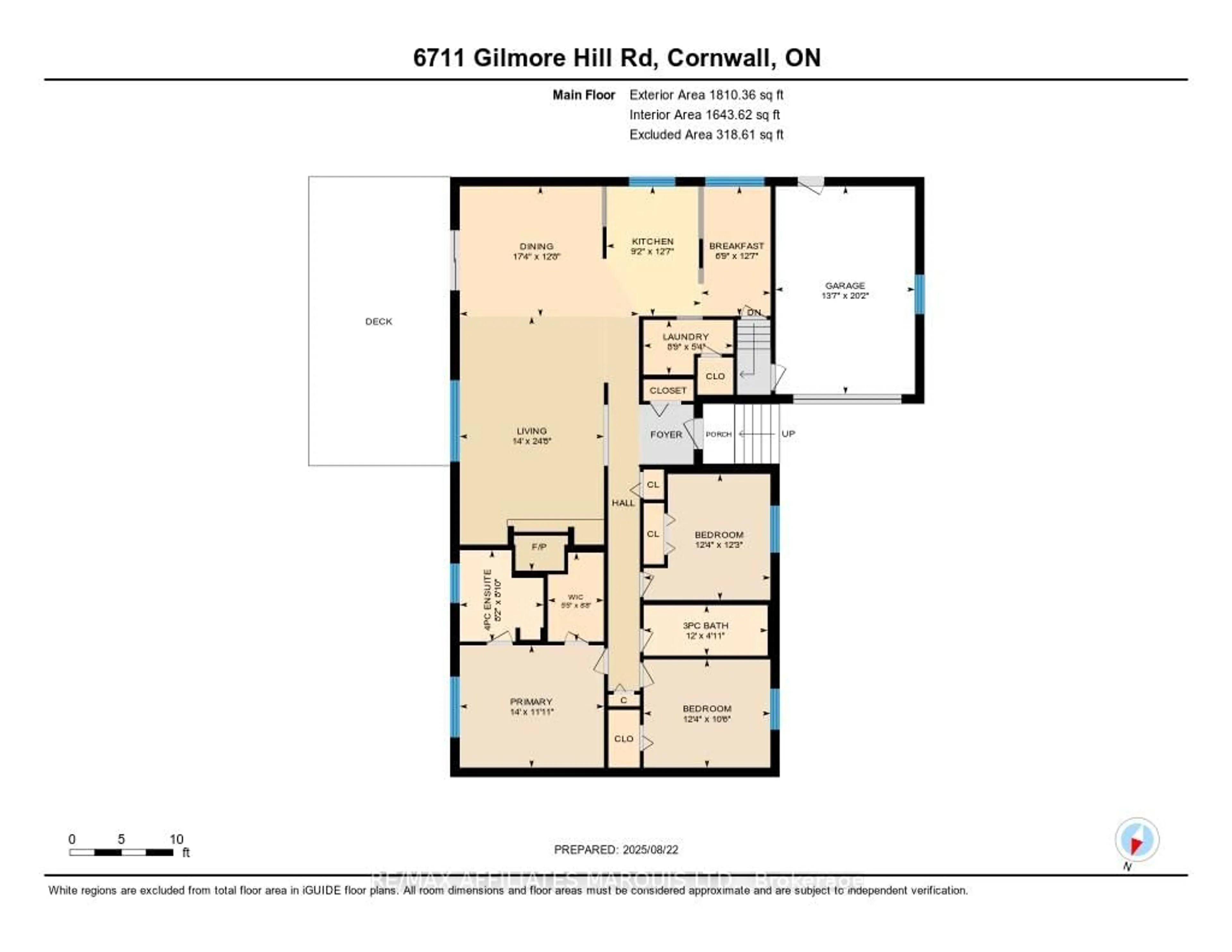 Floor plan for 6711 Gilmore Hill Rd, South Glengarry Ontario K6H 7J3