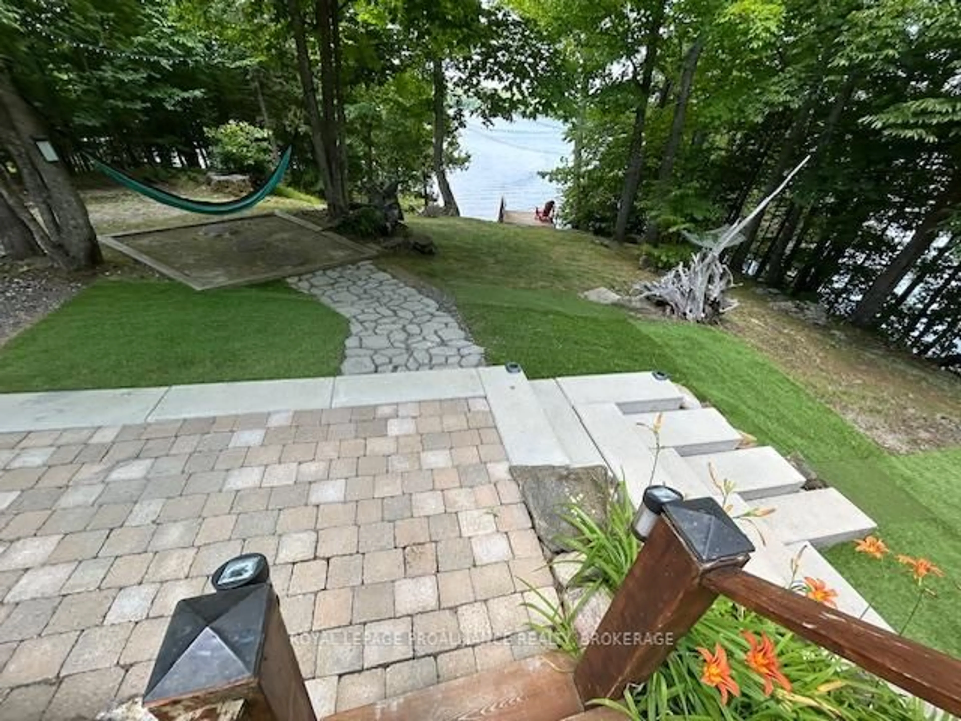 Patio, water/lake/river/ocean view for 224 Island Dr, Maberly Ontario K0H 2B0