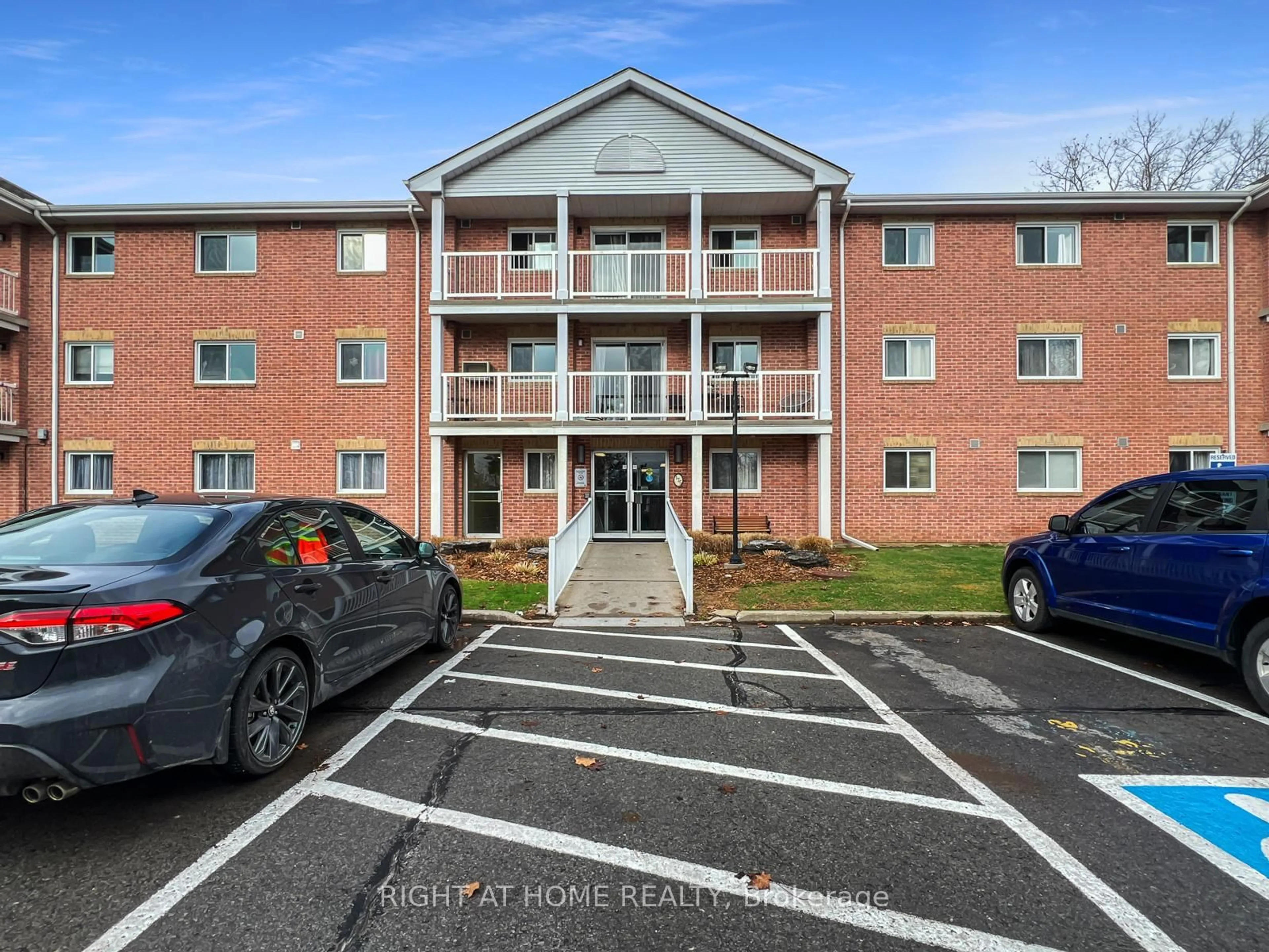 A pic from outside/outdoor area/front of a property/back of a property/a pic from drone, building for 175 Haig Rd #223, Belleville Ontario K8N 5R7