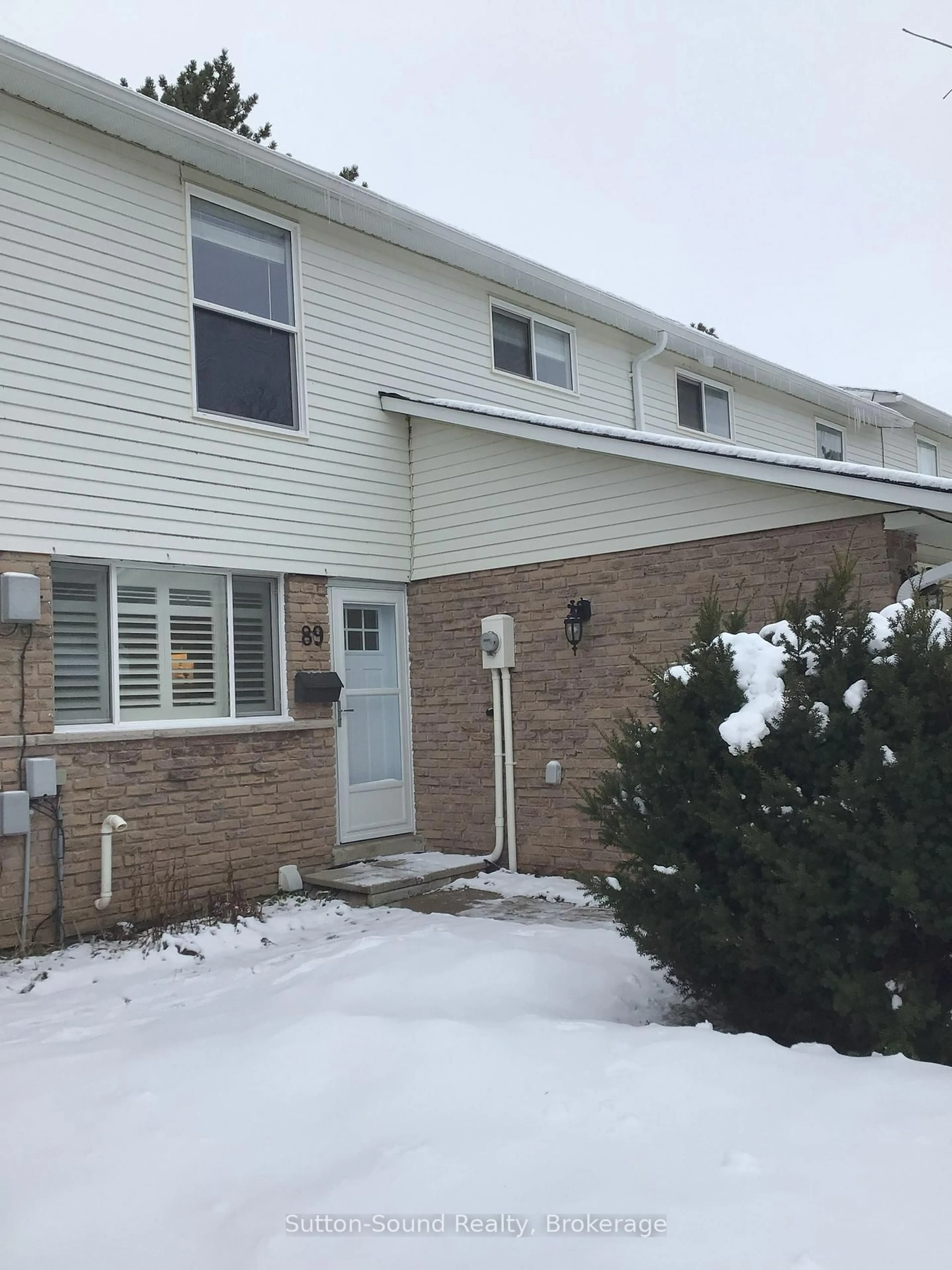 Home with vinyl exterior material, street for 89 Laurie Cres #89, Owen Sound Ontario N4K 6C3