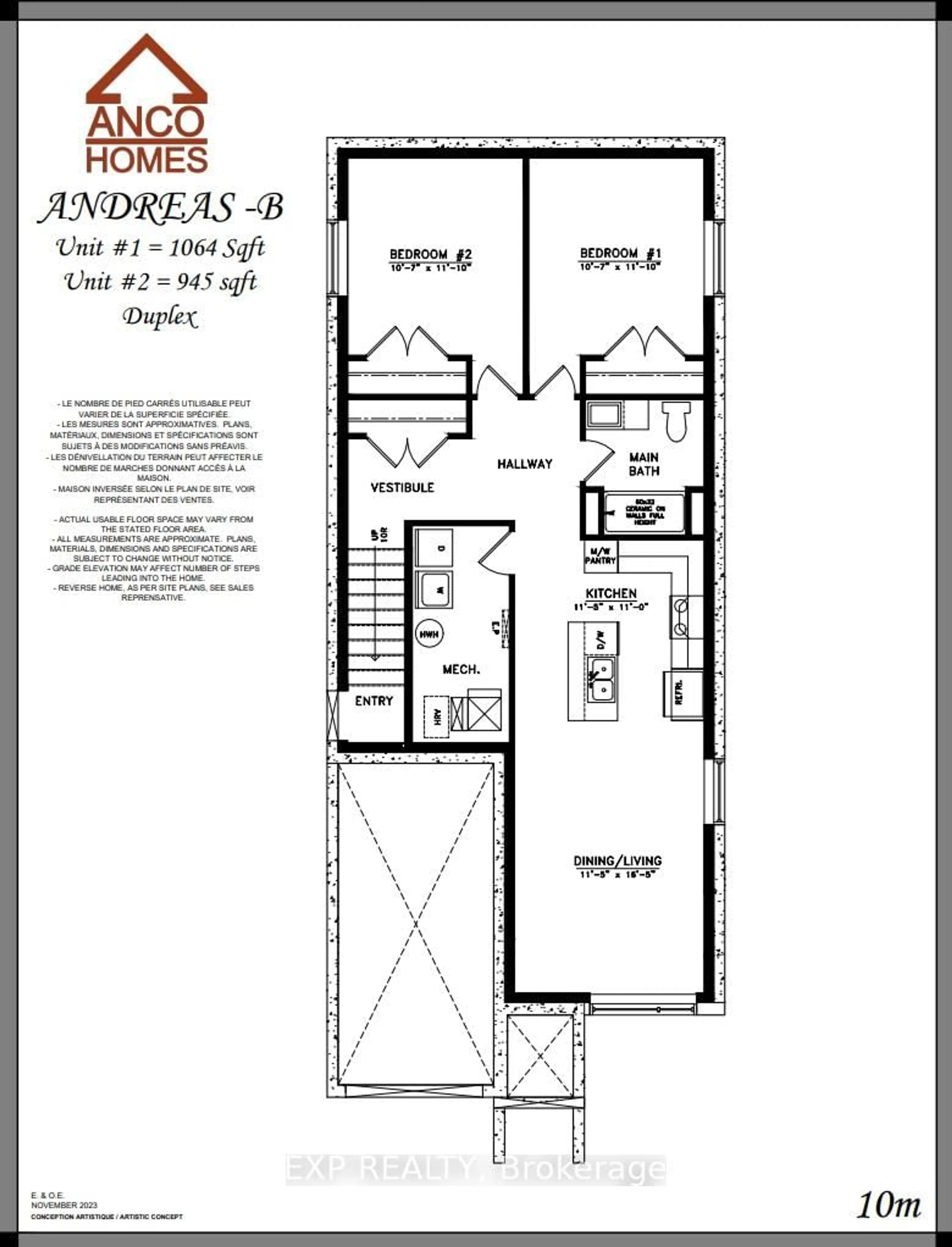 Floor plan for 613 Montessor Cres, Clarence-Rockland Ontario 00000