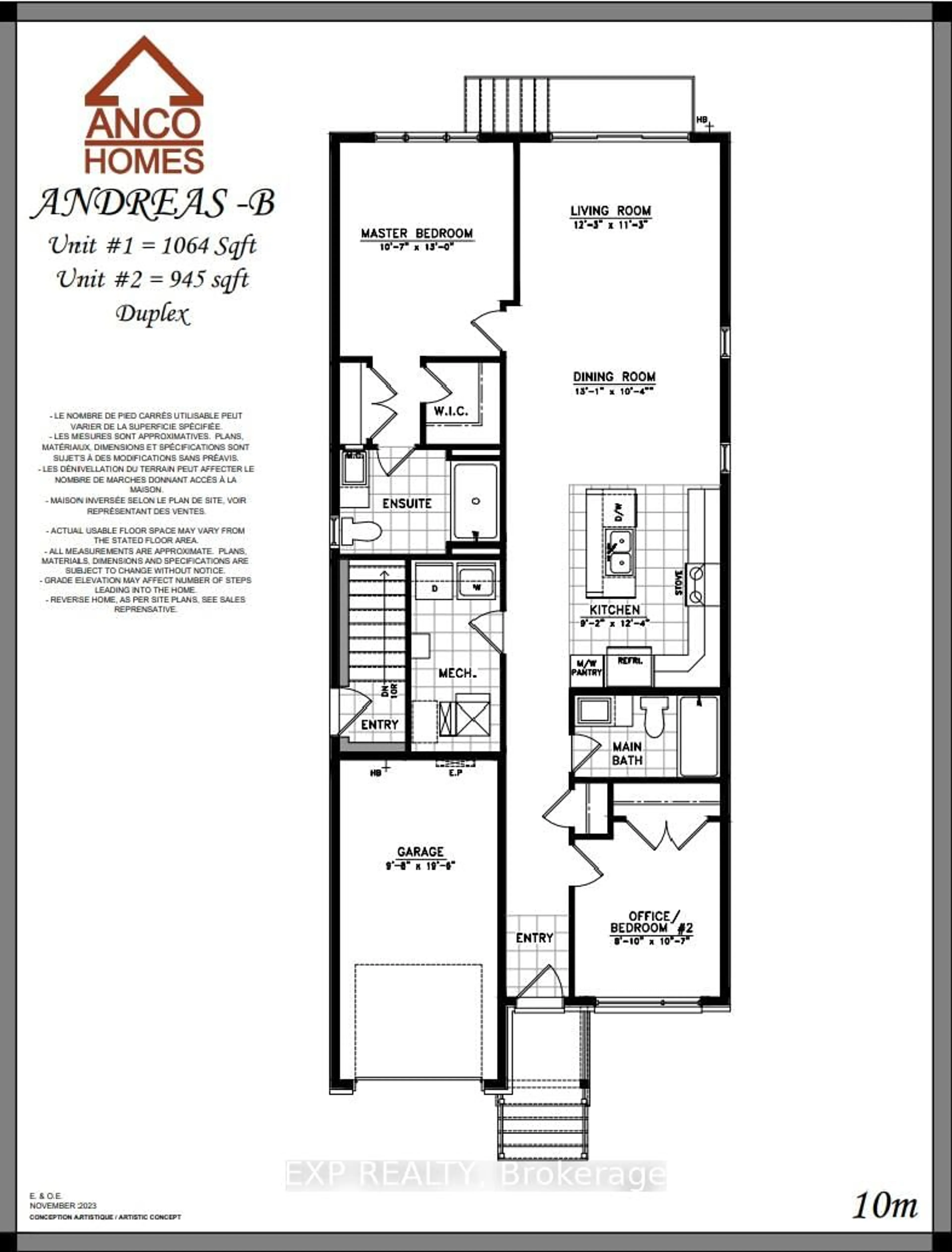 Floor plan for 613 Montessor Cres, Clarence-Rockland Ontario 00000