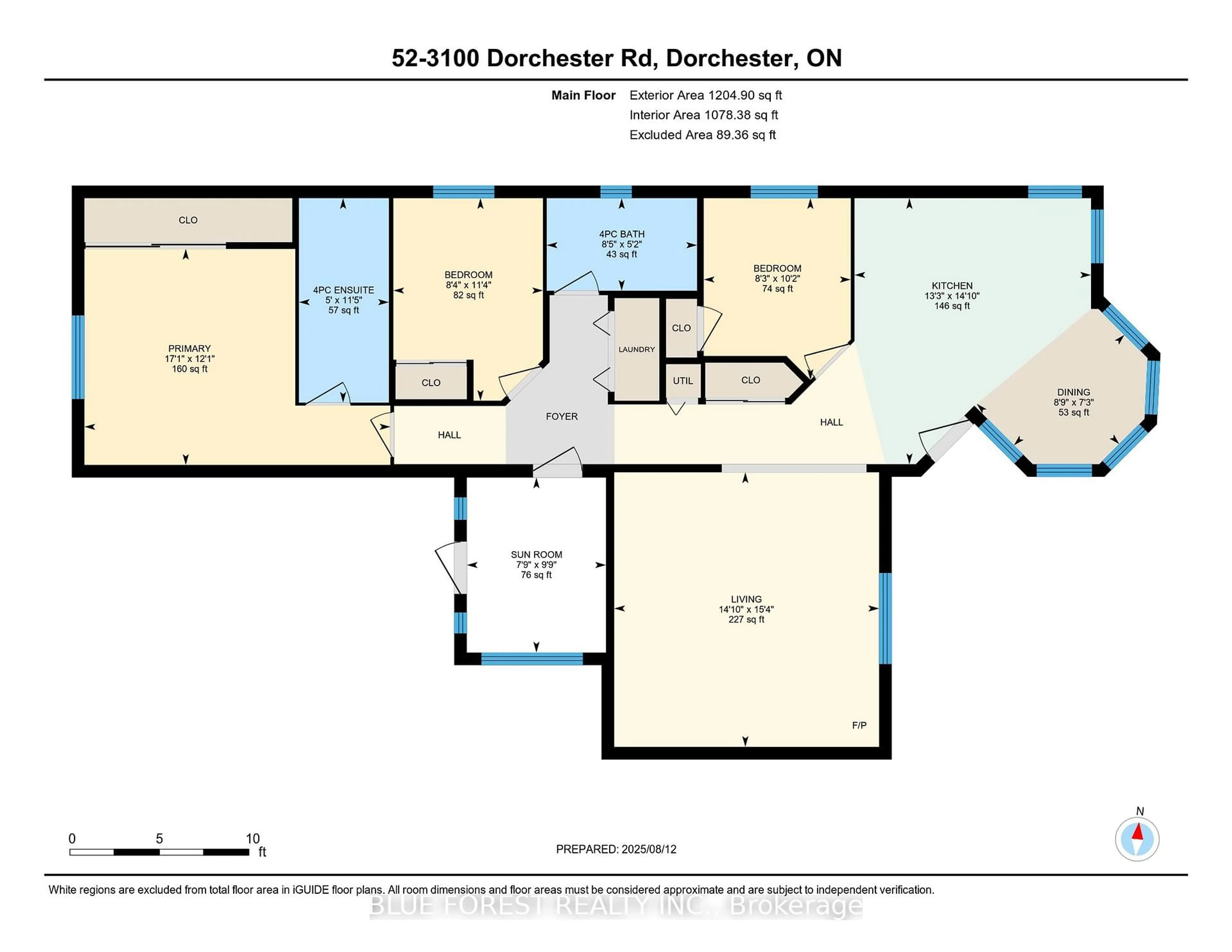 Floor plan for 3100 Dorchester Rd #52, Thames Centre Ontario N0L 1G5