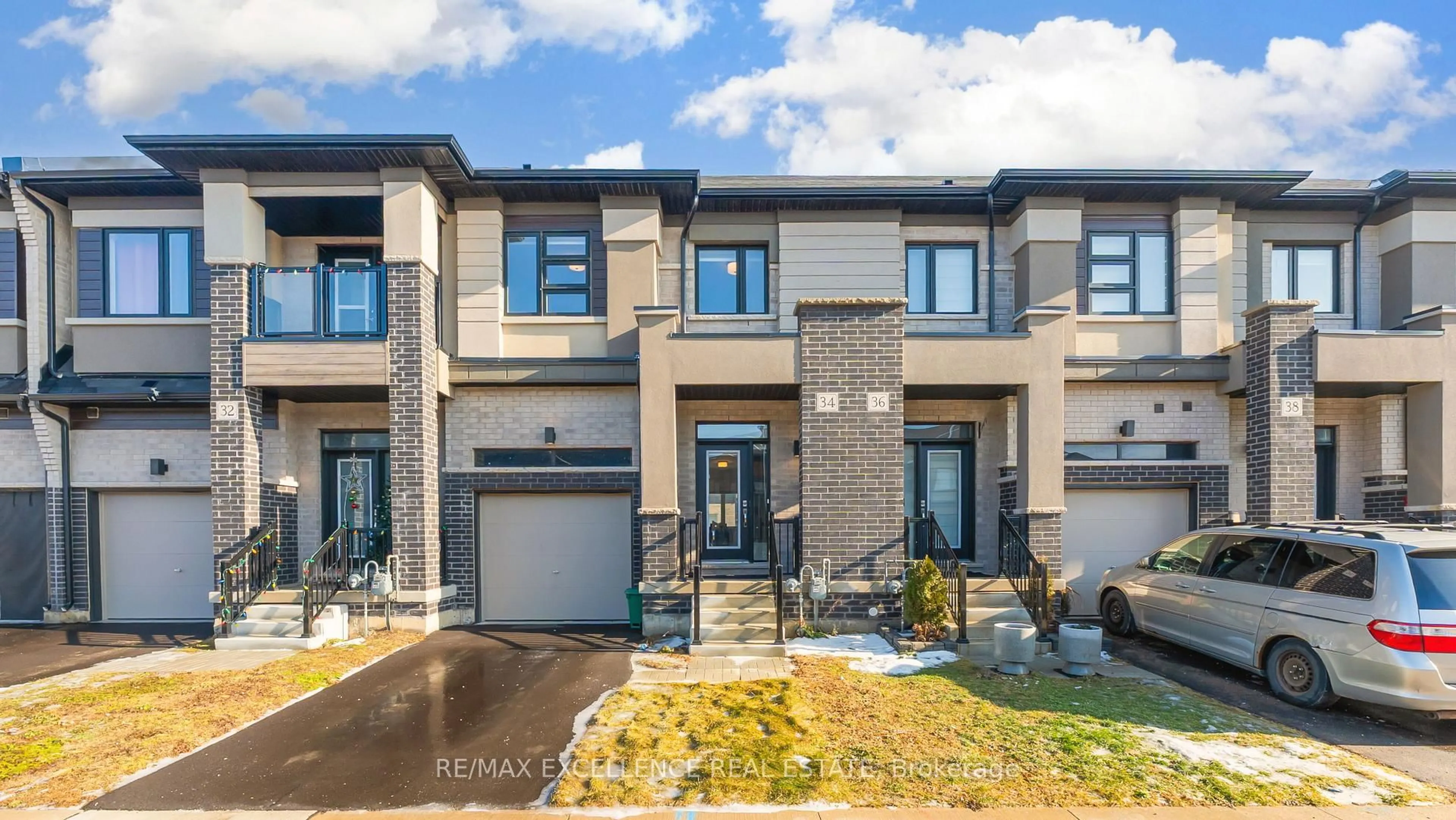 Home with brick exterior material, street for 34 Bowery Rd, Brantford Ontario N3V 0A9