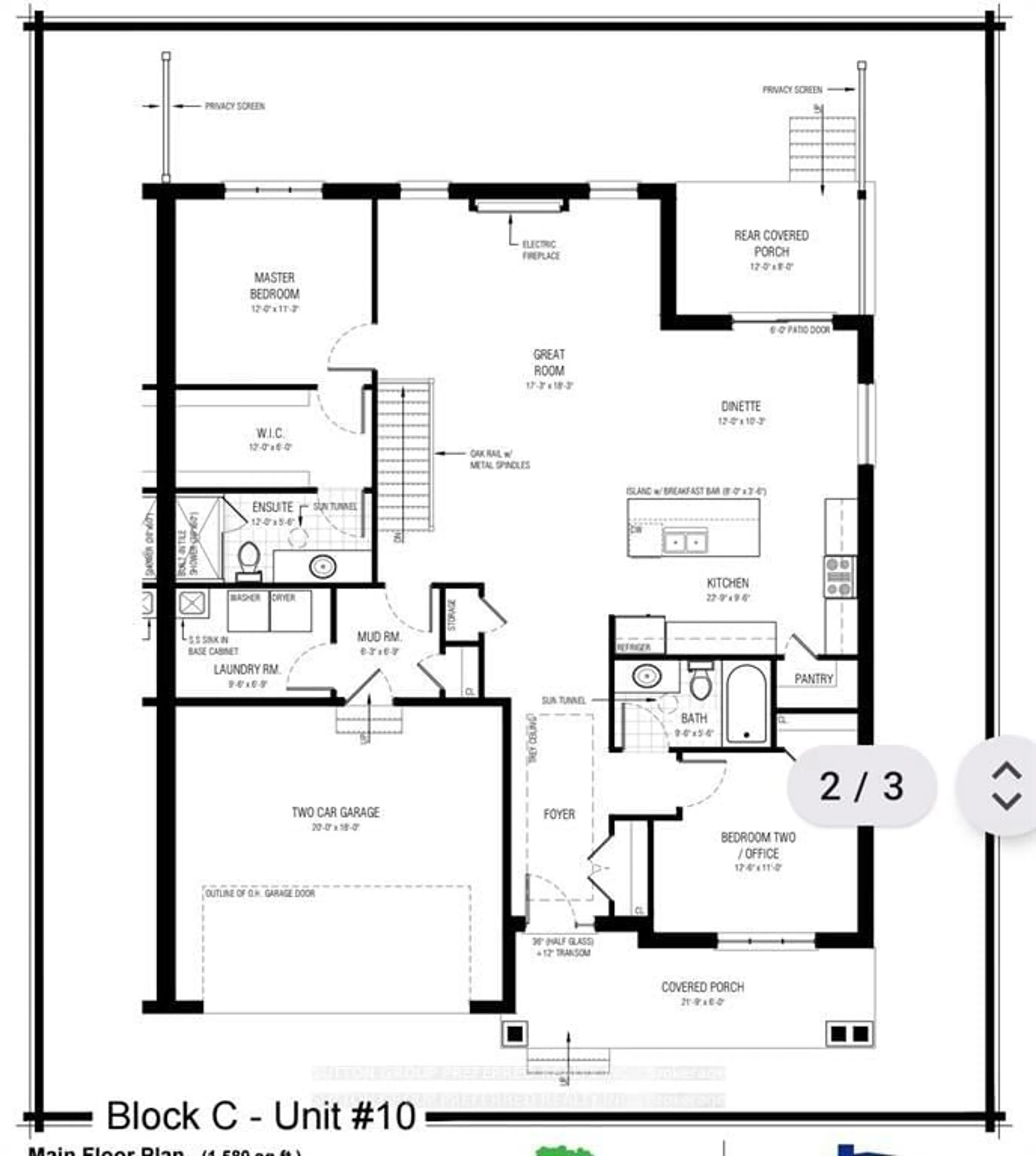 Floor plan for 175 GLENGARIFF Dr #24, Southwold Ontario N5P 0G1