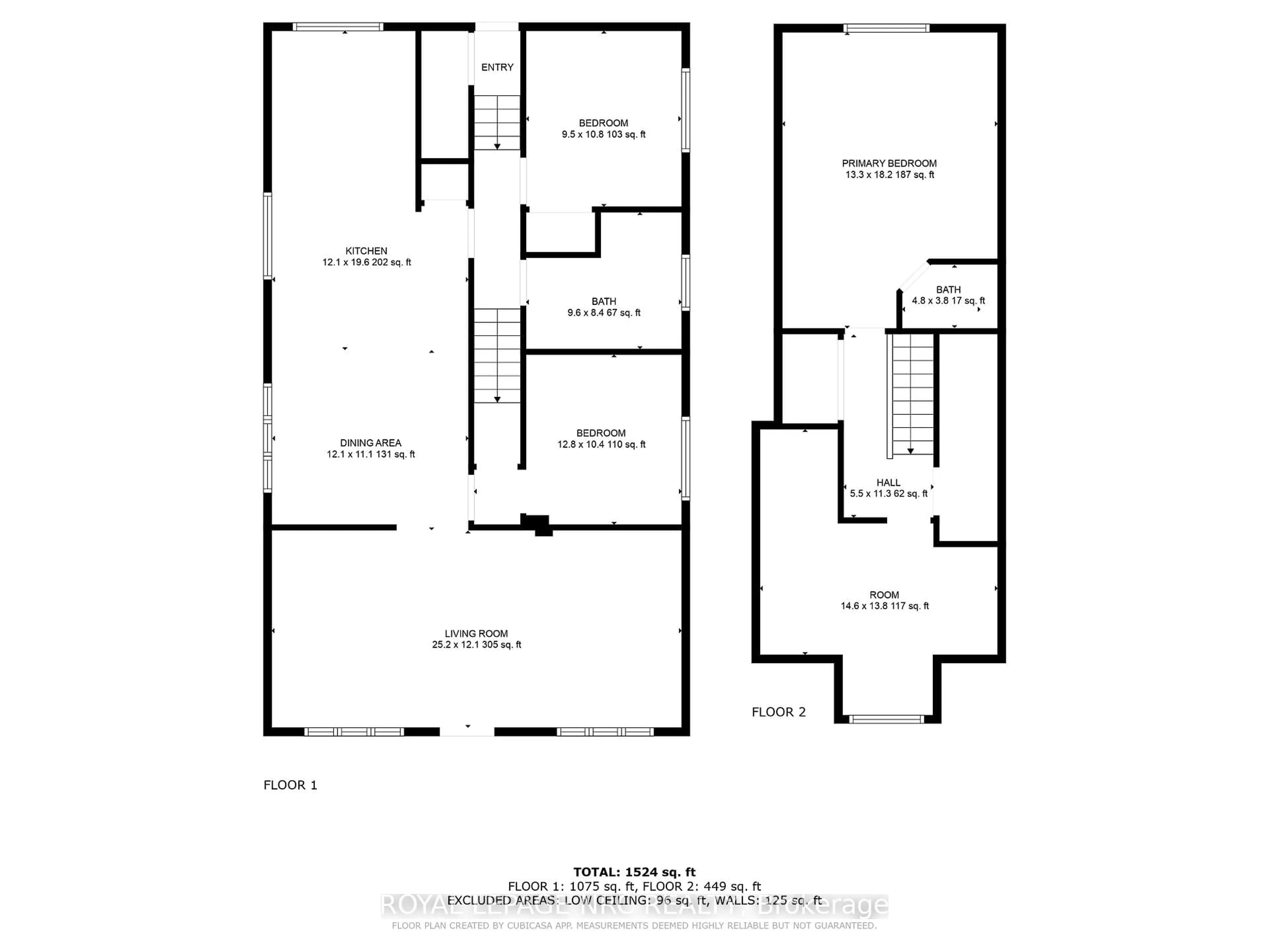 Floor plan for 6440 Crawford St, Niagara Falls Ontario L2E 5Z2
