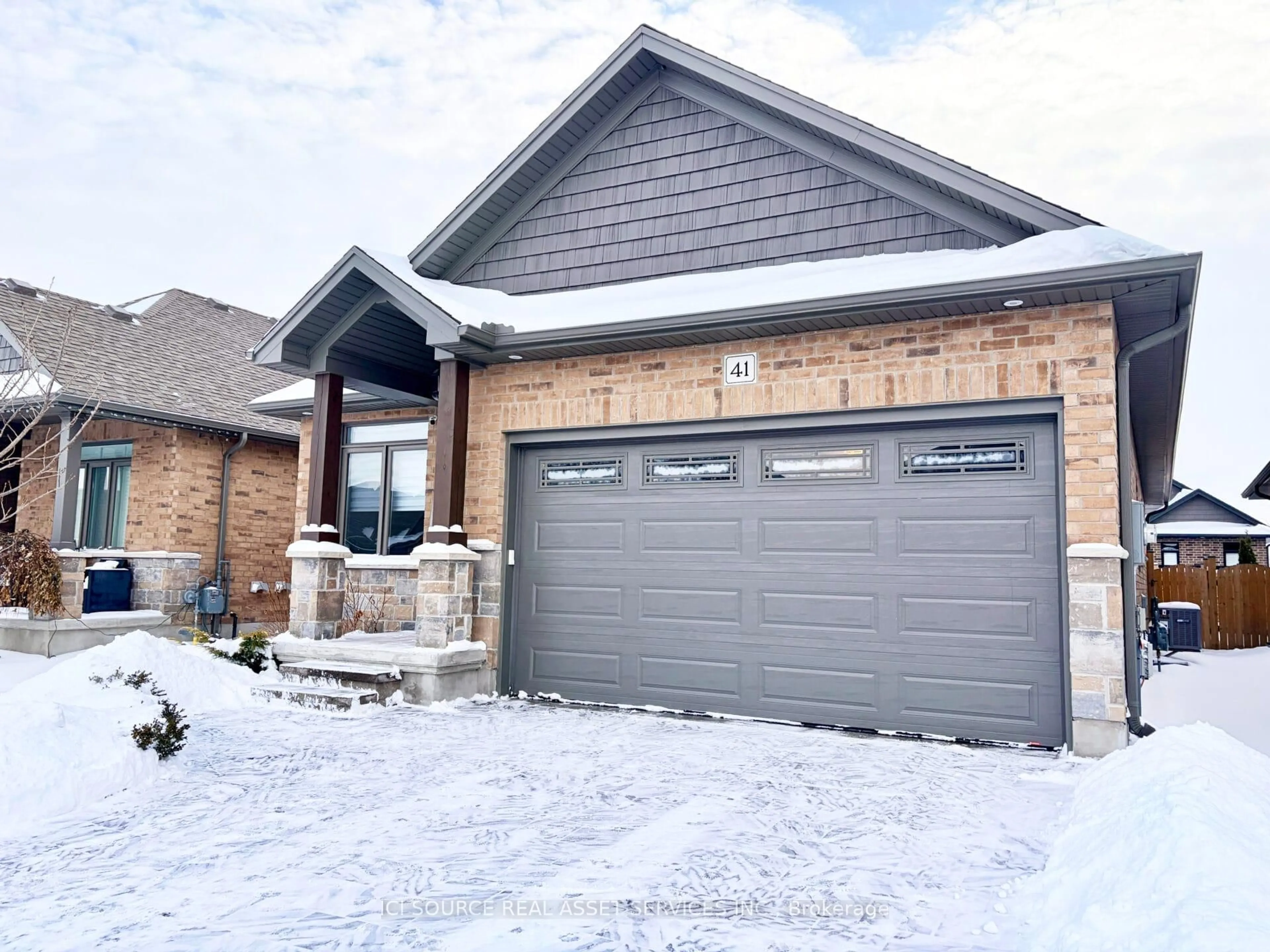 Home with brick exterior material, street for 159 Collins Way #41, Strathroy-Caradoc Ontario N7G 0G8