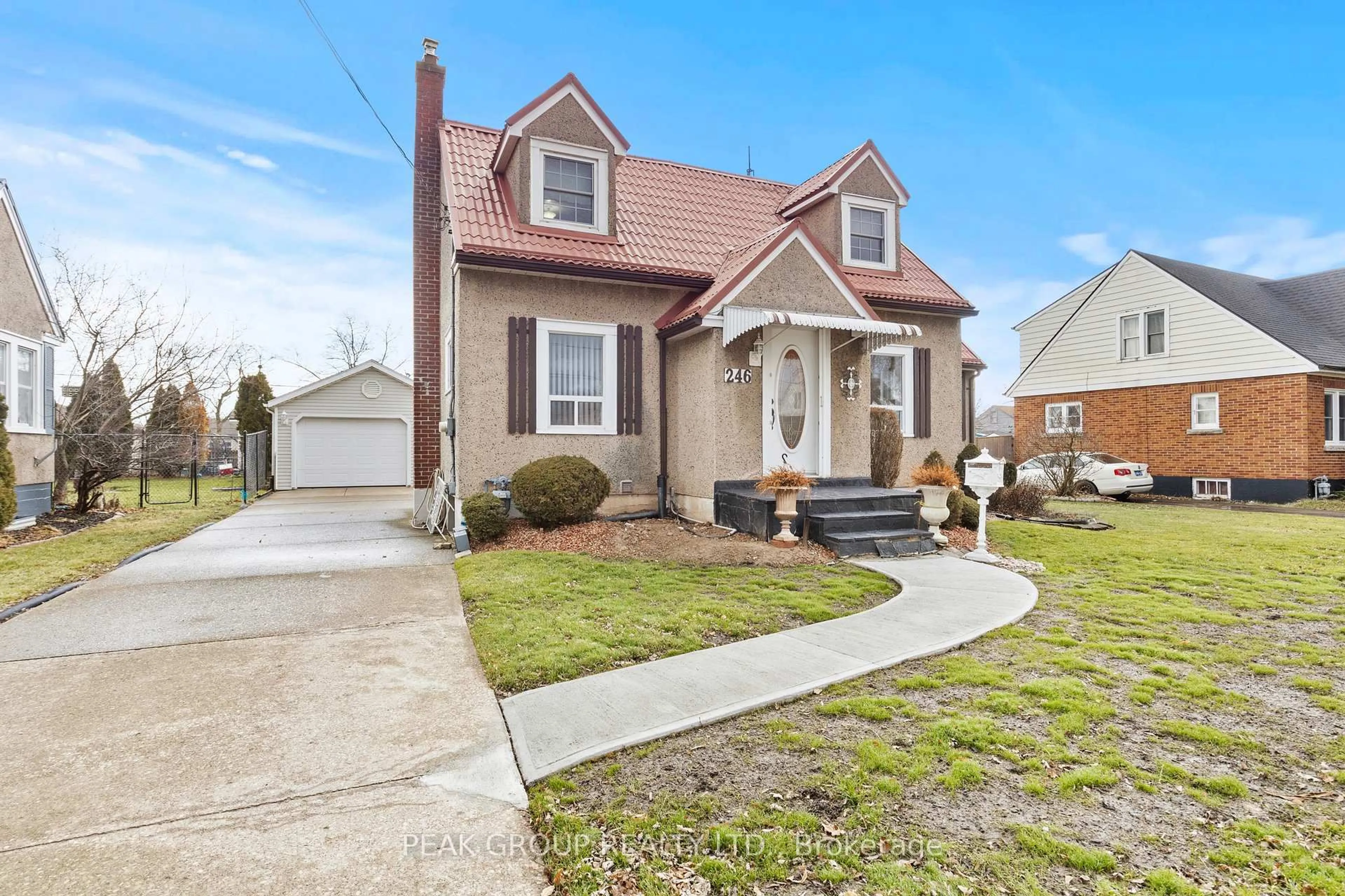 Home with brick exterior material, street for 246 Scholfield Ave, Welland Ontario L3B 1N7