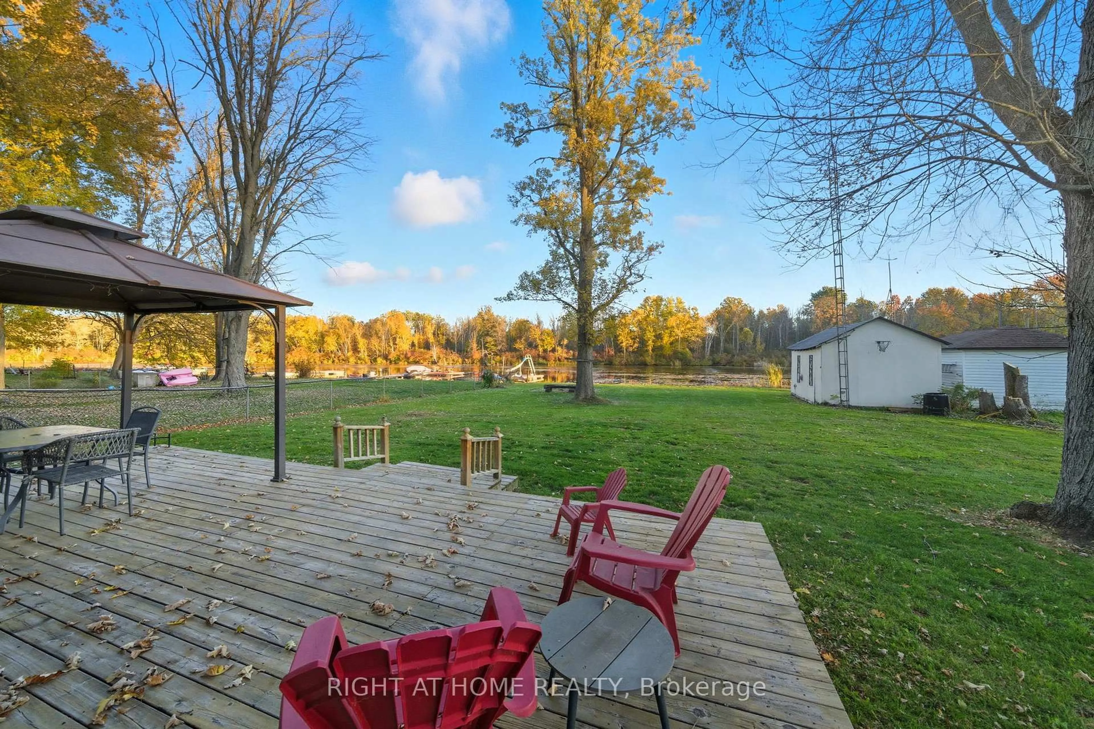 Patio, water/lake/river/ocean view for 49 River Rd, Trent Hills Ontario K0L 1L0