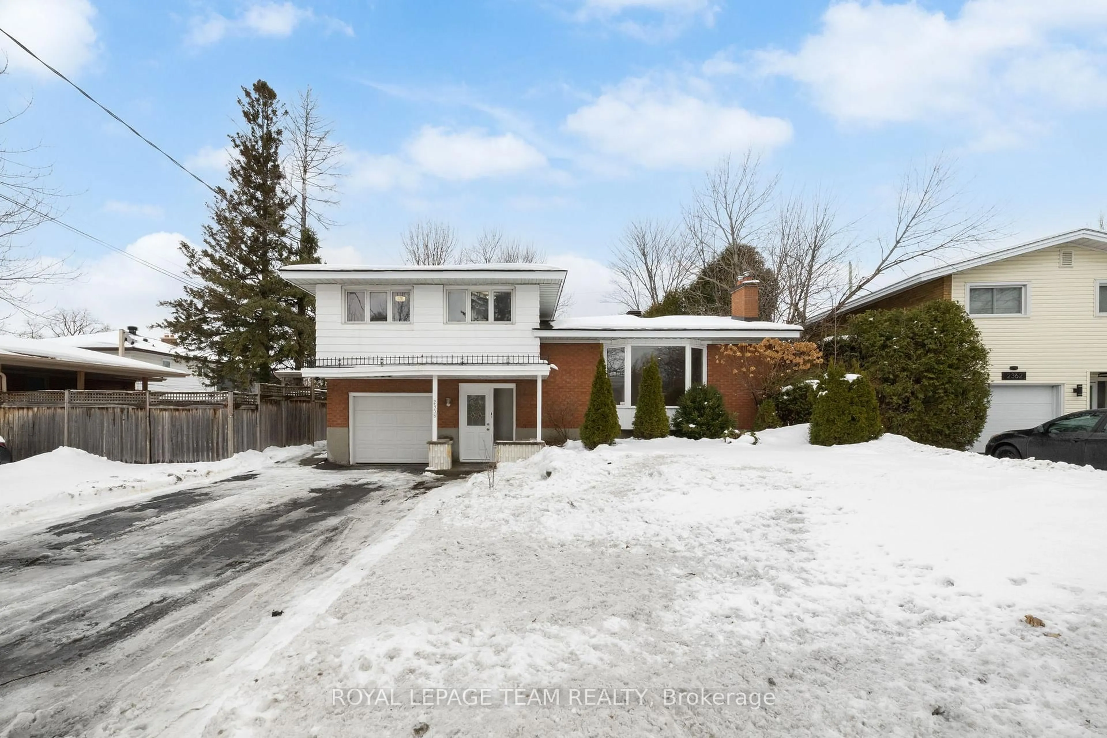 Home with brick exterior material, street for 2358 Malone Cres, Ottawa Ontario K2C 1L5