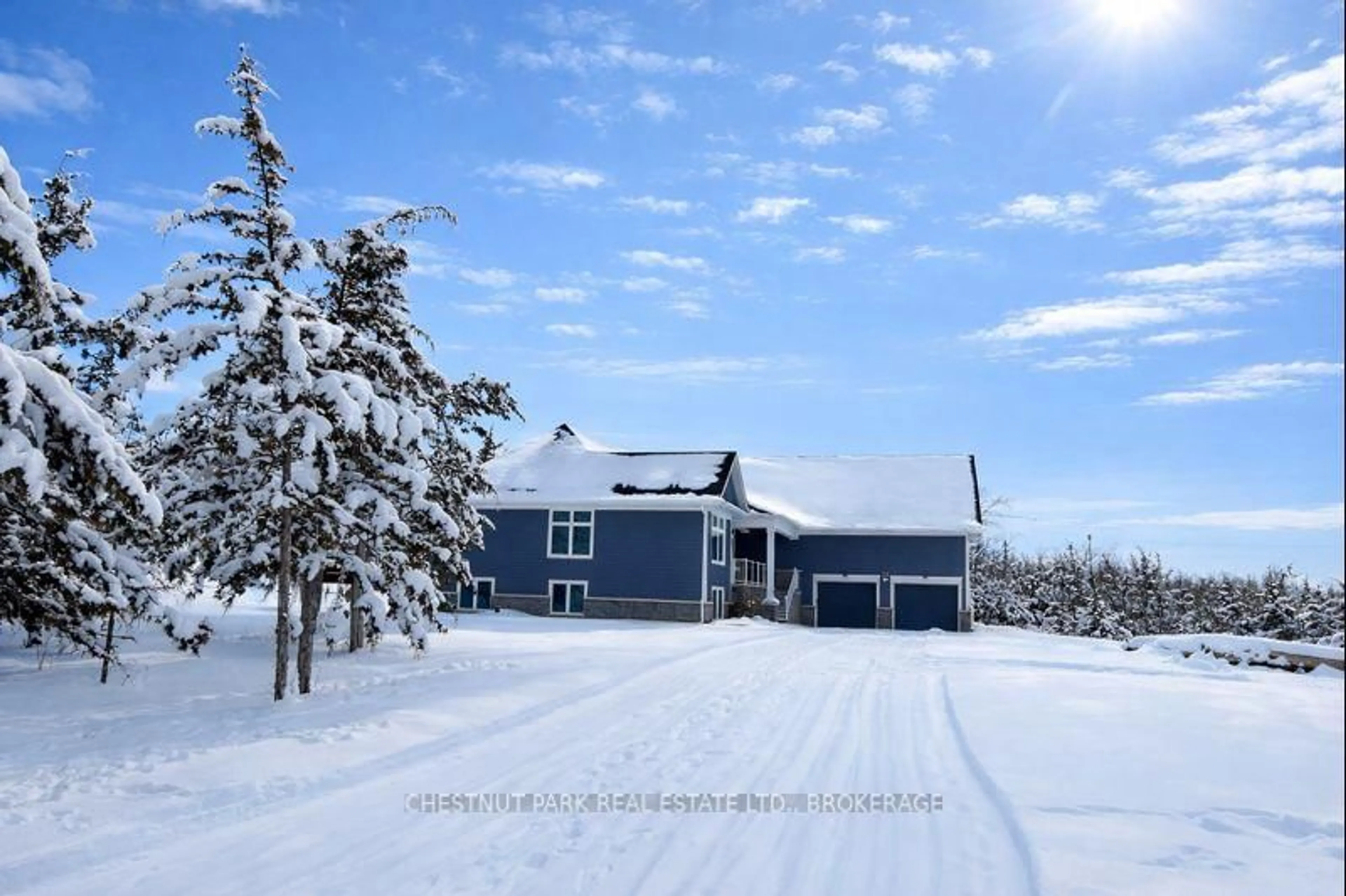 A pic from outside/outdoor area/front of a property/back of a property/a pic from drone, street for 531 Bethel Rd, Yarker Ontario K0K 3N0