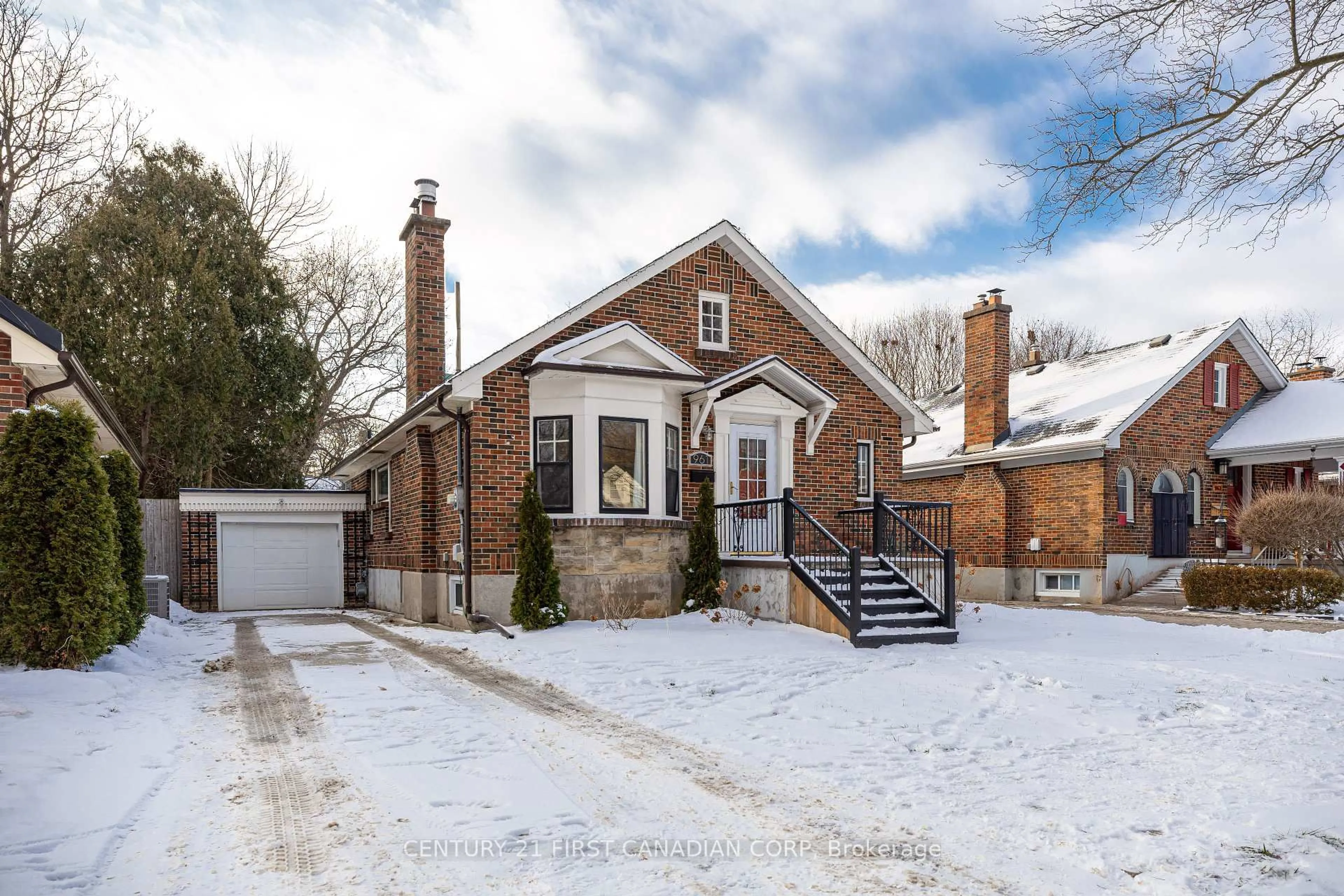 Home with brick exterior material, street for 961 Harrison Ave, London East Ontario N5Y 2T8