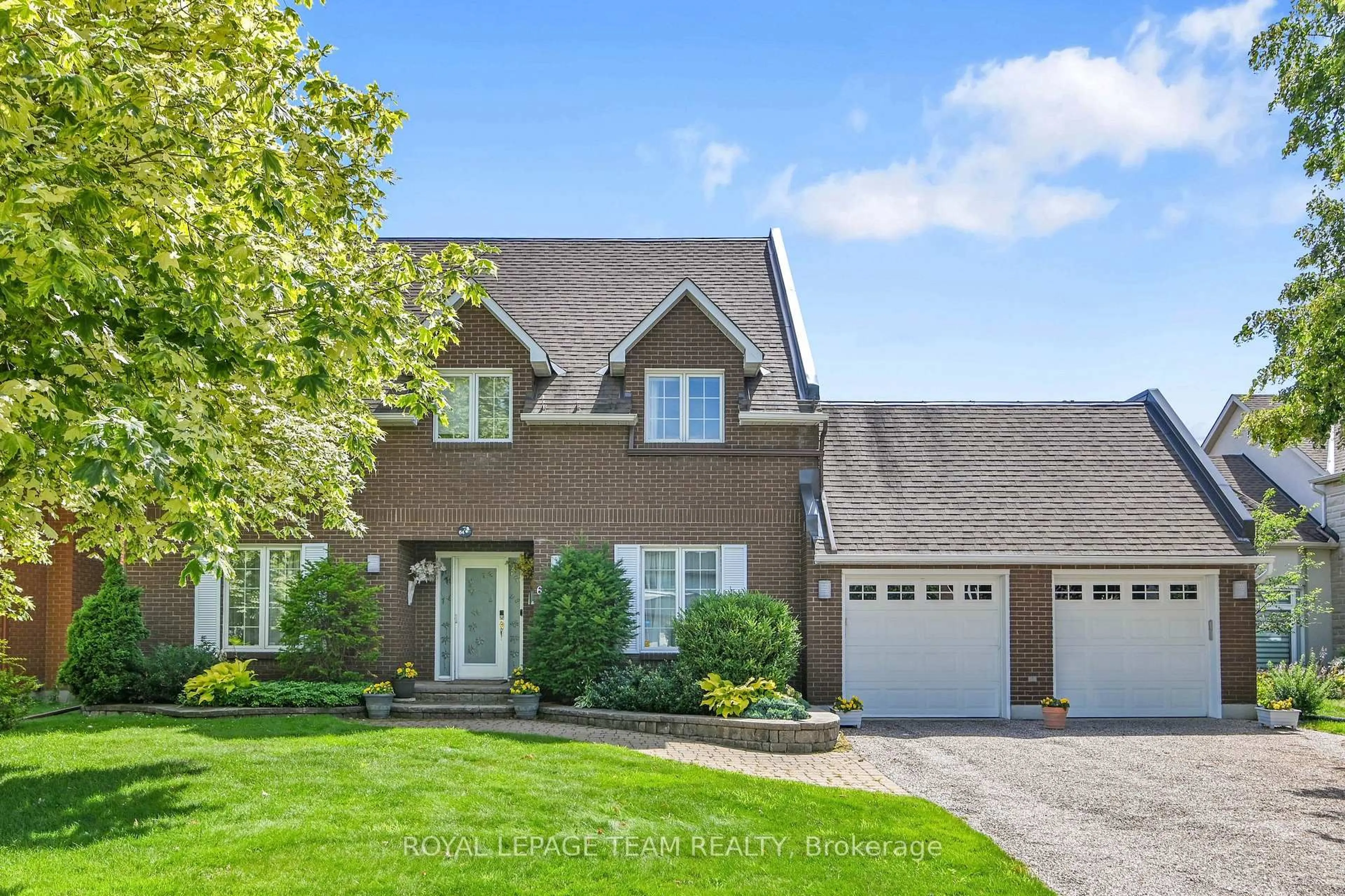 Home with vinyl exterior material, street for 64 Lillico Dr, Ottawa Ontario K1V 9L6