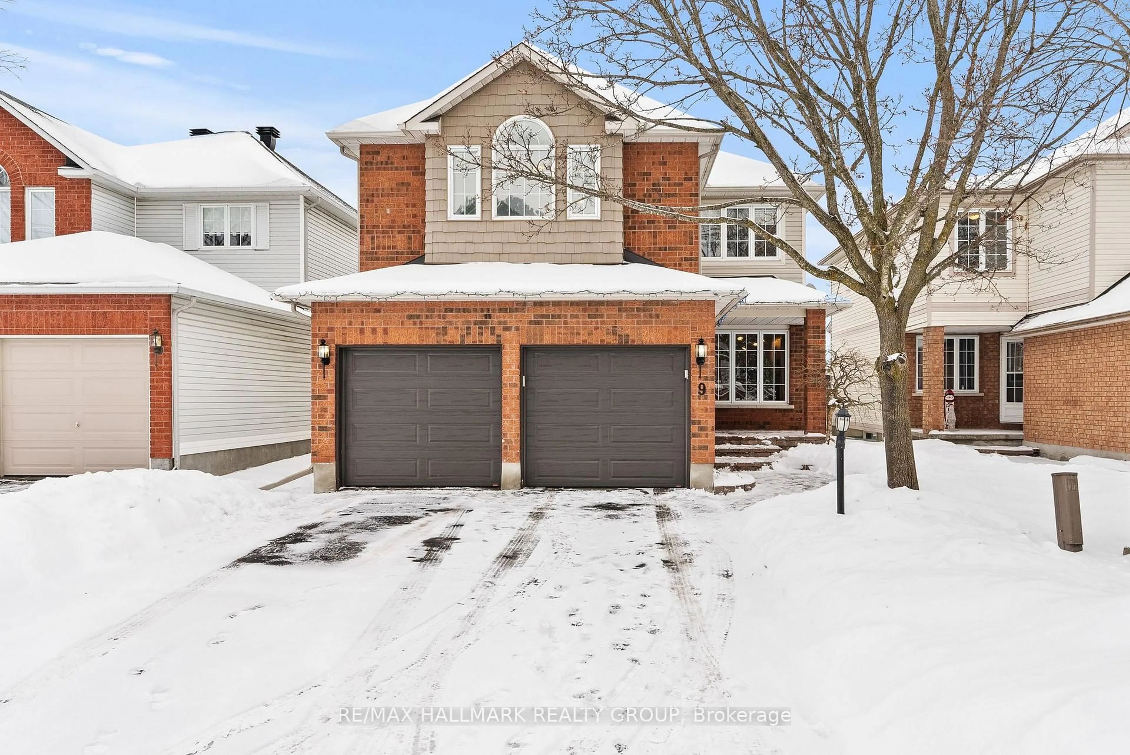 Home with brick exterior material, street for 9 New Deighton Cres, Ottawa Ontario K2G 6H7