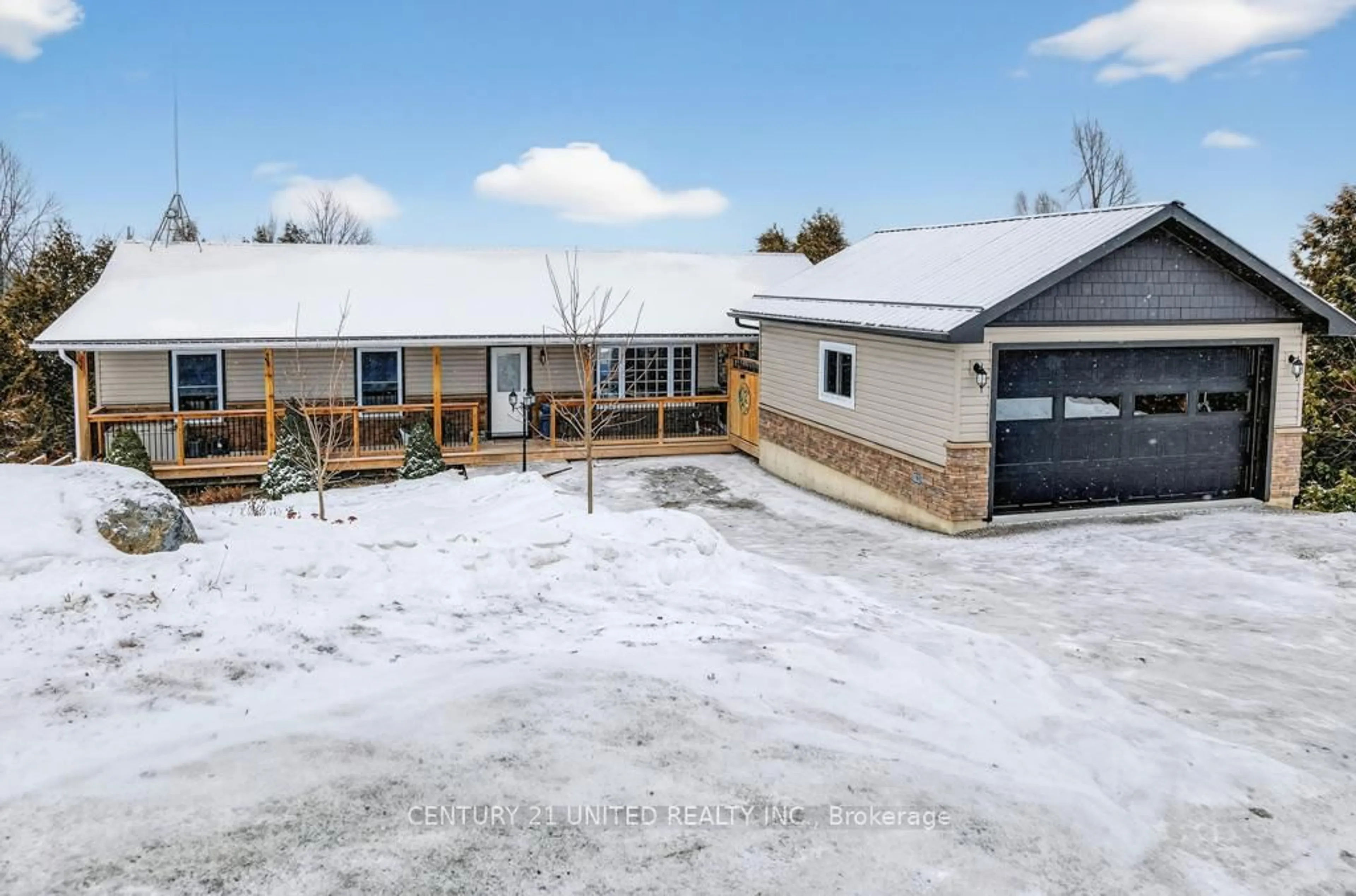 A pic from outside/outdoor area/front of a property/back of a property/a pic from drone, building for 37 Southside Rd, Kawartha Lakes Ontario K9V 0K3