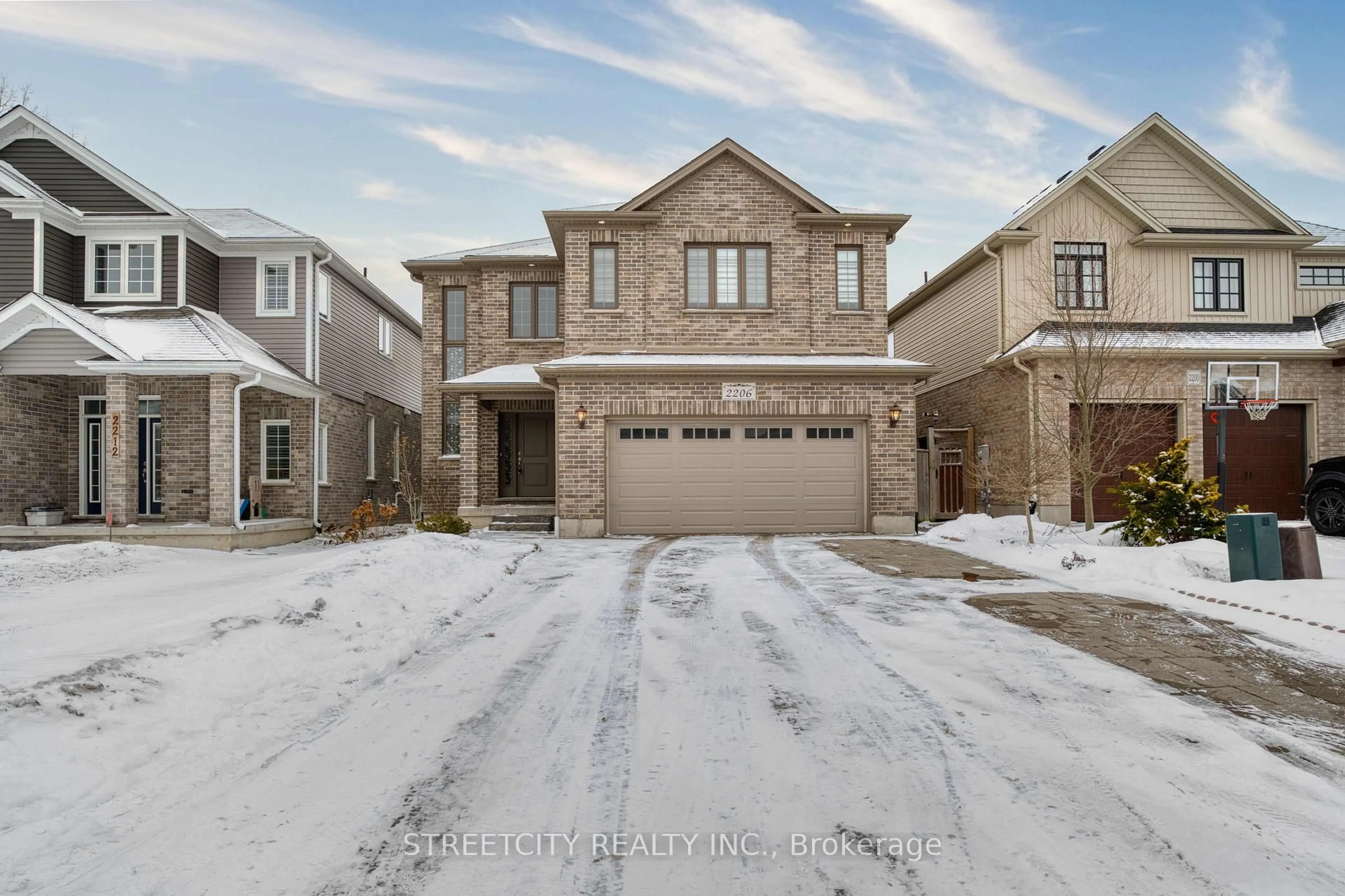 Home with brick exterior material, street for 2206 SPRINGRIDGE Dr, London North Ontario N5X 0M3