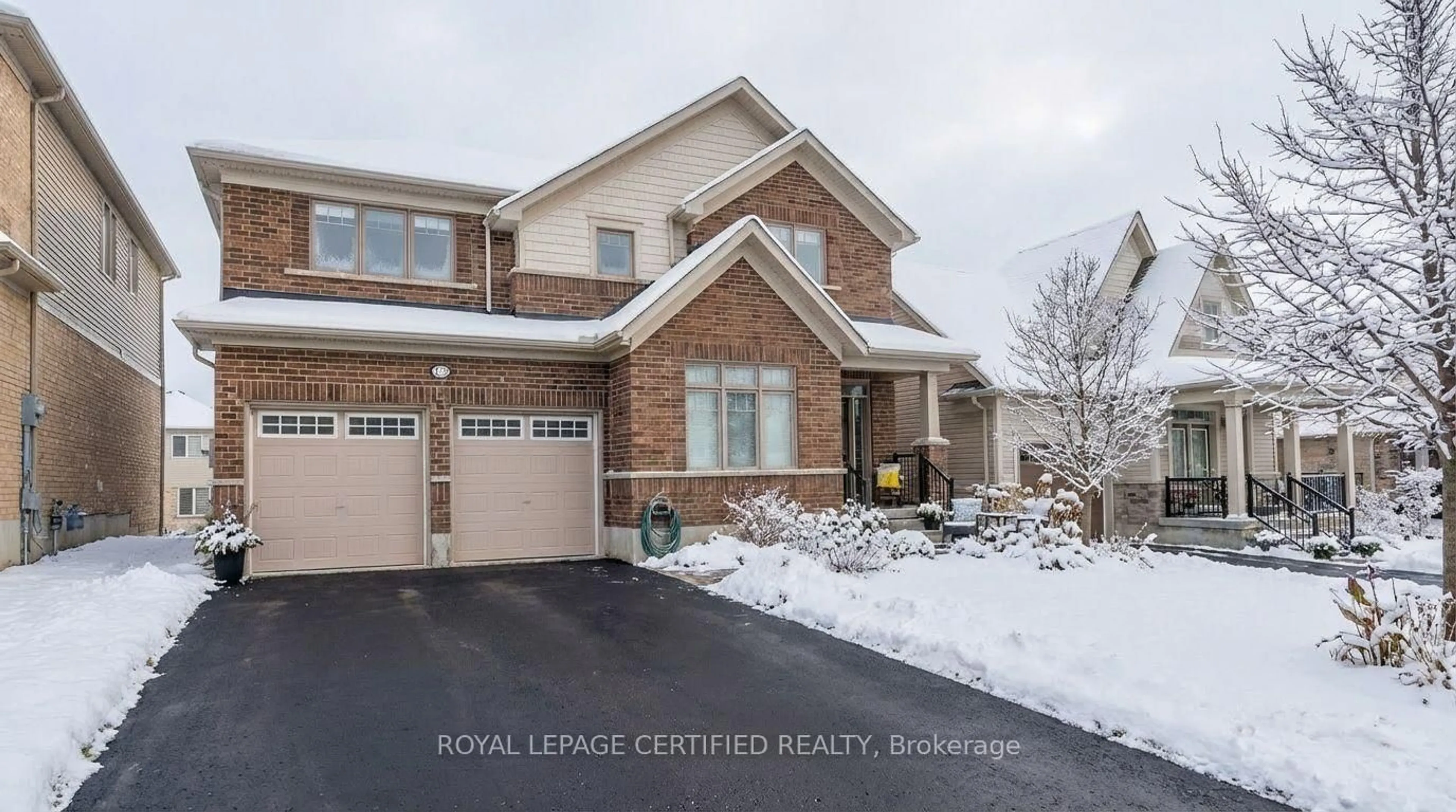 Home with brick exterior material, street for 123 Rea Dr, Centre Wellington Ontario N1M 0J8