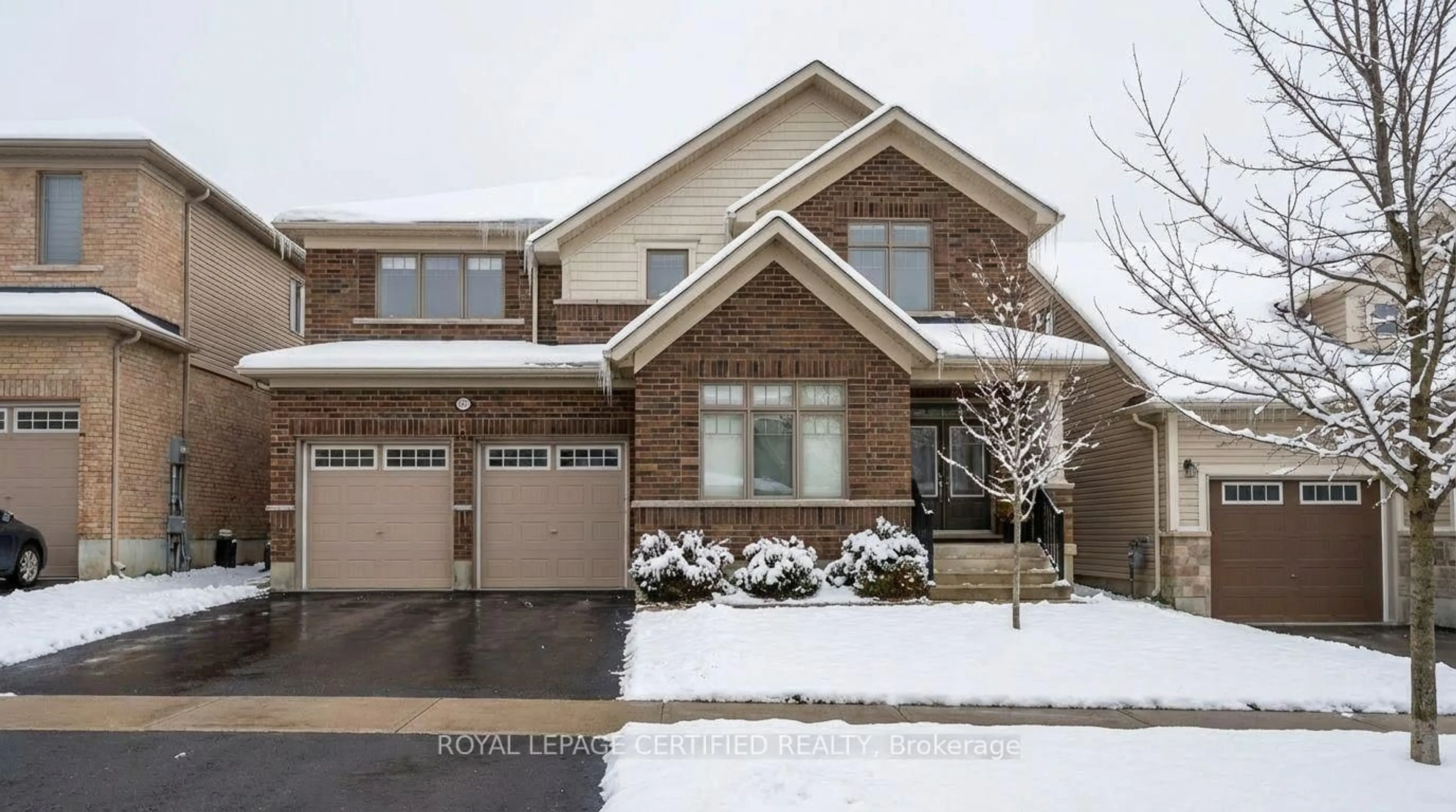 Home with brick exterior material, street for 123 Rea Dr, Centre Wellington Ontario N1M 0J8