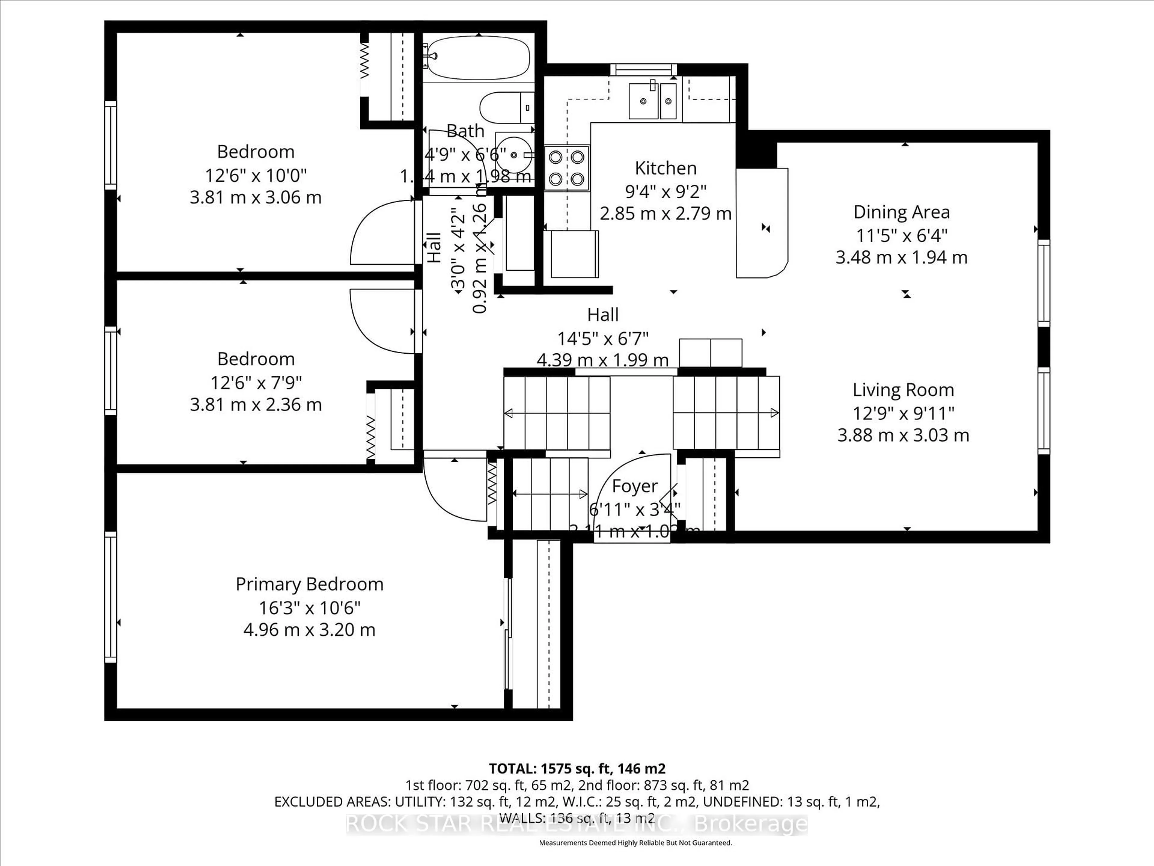 Floor plan for 40 Jamie Ann Crt, Hamilton Ontario L8W 1Y5