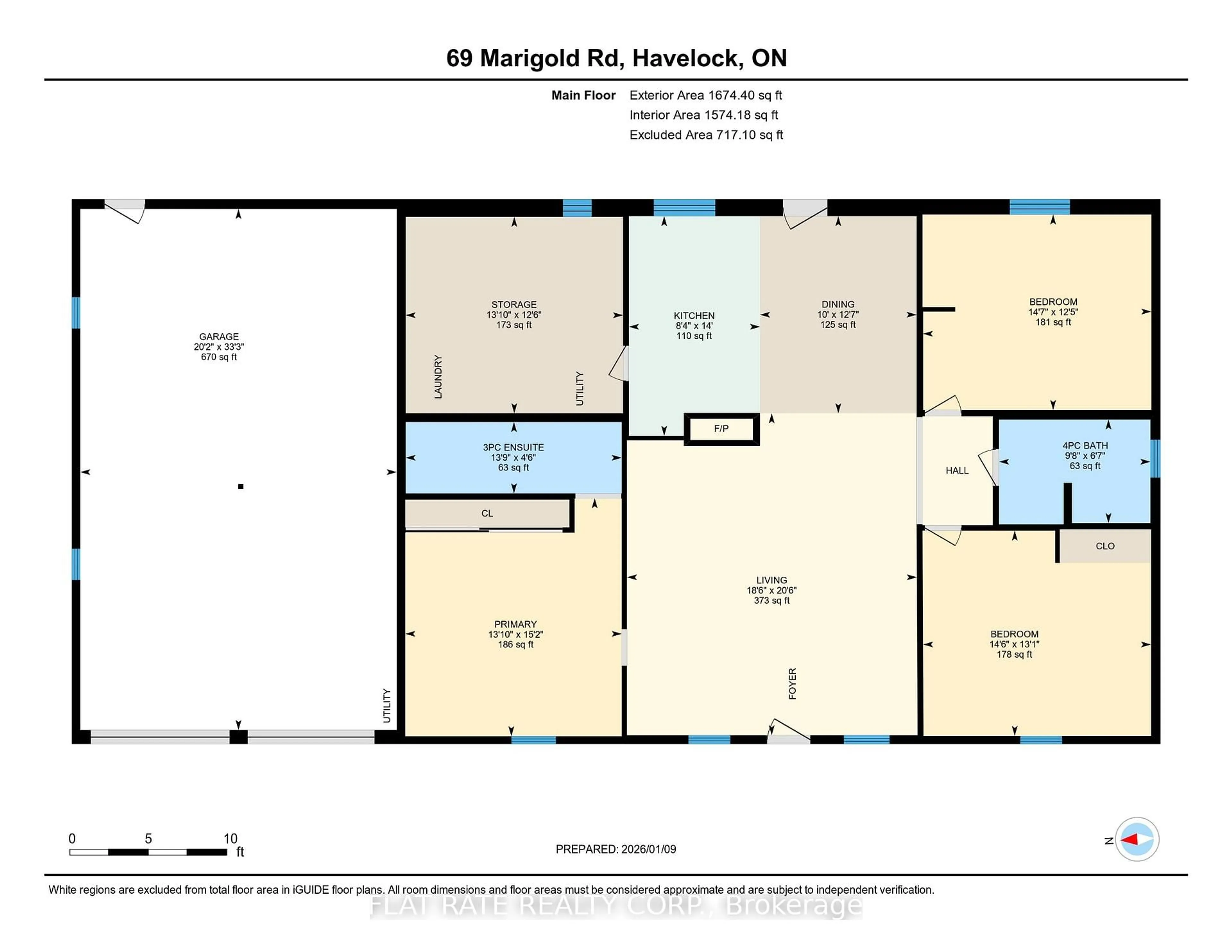 Floor plan for 69 Marigold Rd, Trent Hills Ontario K0L 1Z0