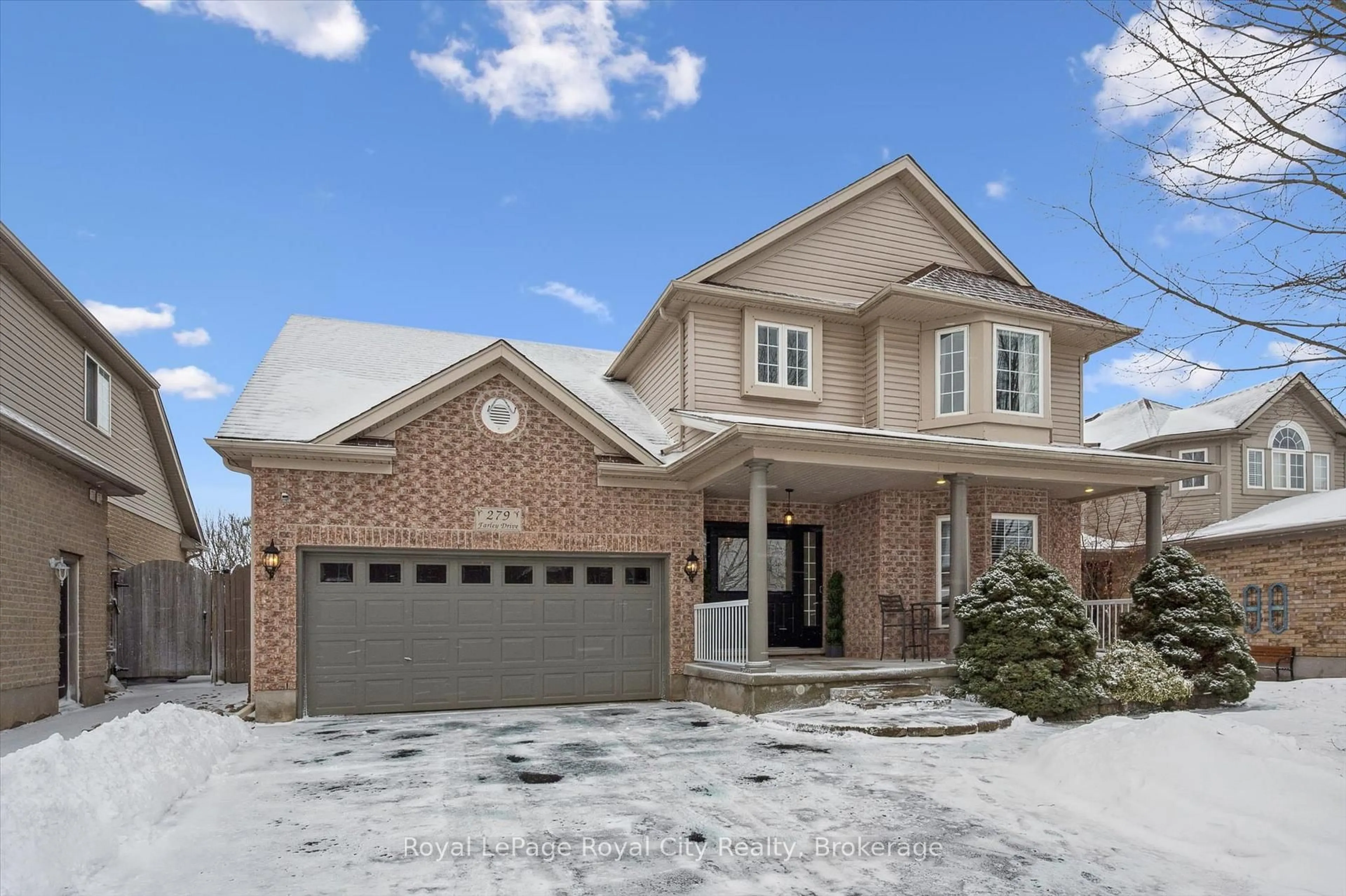 Home with brick exterior material, street for 279 Farley Dr, Guelph Ontario N1L 1N6