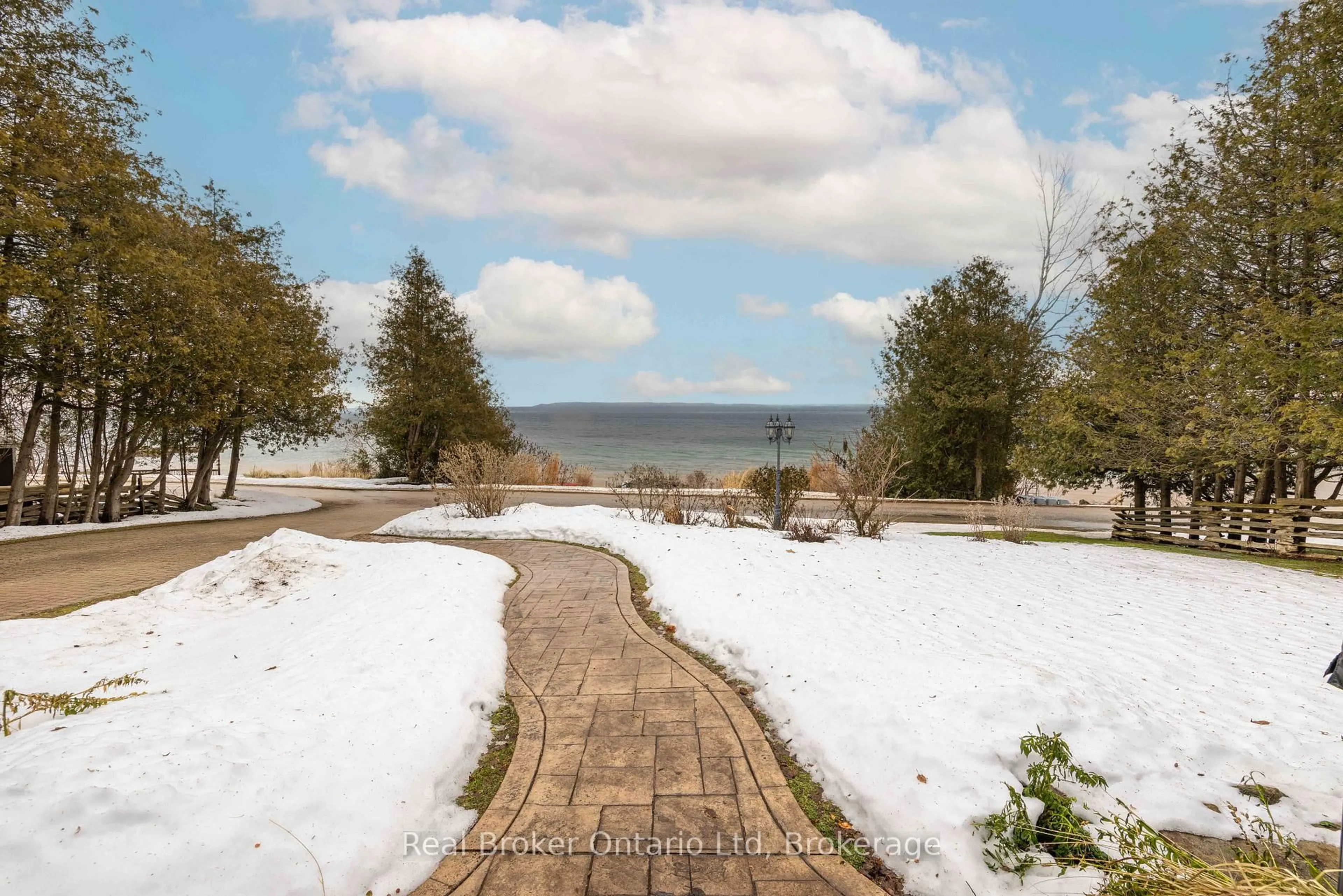 Patio, water/lake/river/ocean view for 339496 Presquile Rd, Georgian Bluffs Ontario N0H 2T0