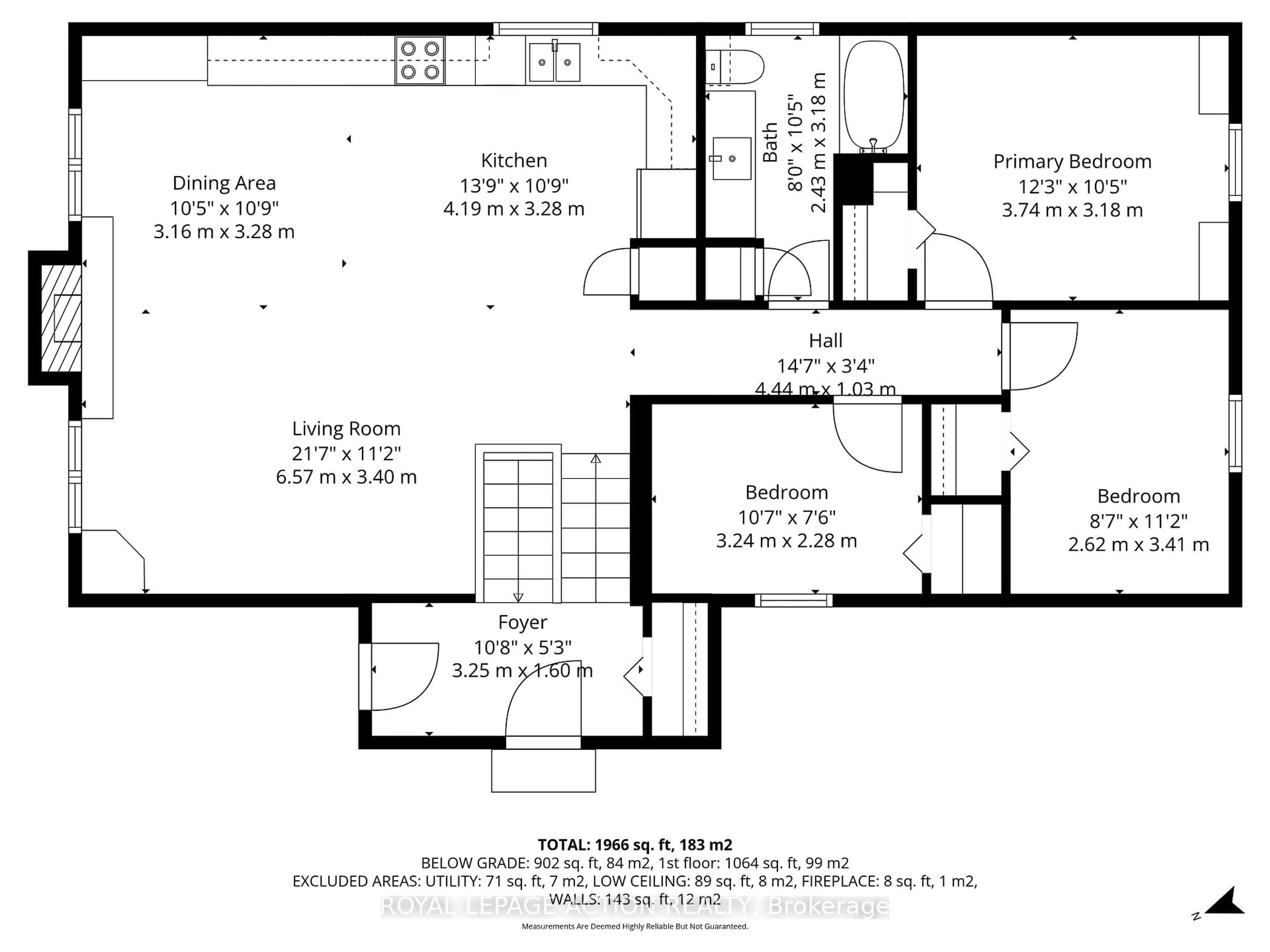 Floor plan for 71 Barnes Ave, Brantford Ontario N3R 4Y9