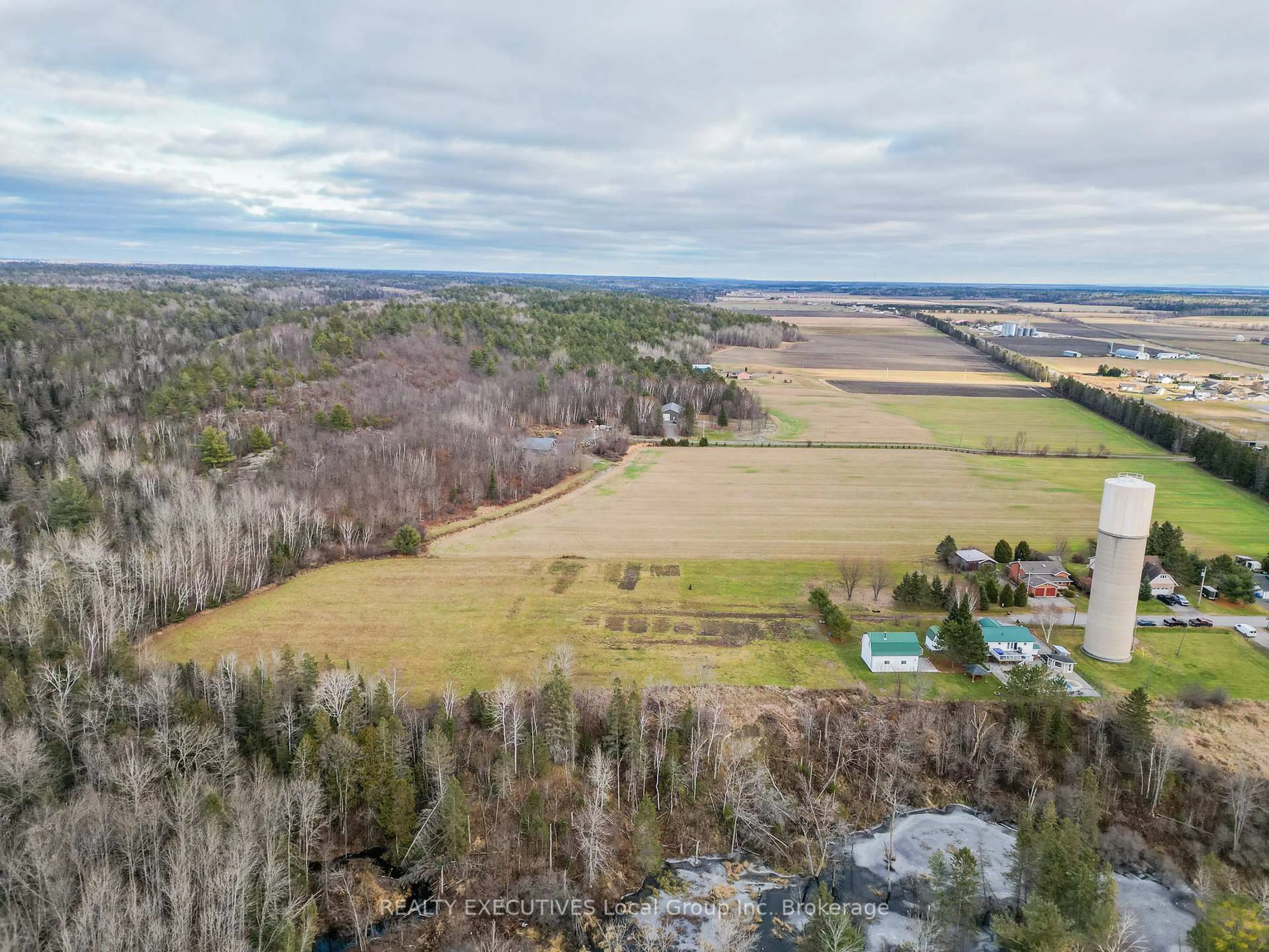 A pic from outside/outdoor area/front of a property/back of a property/a pic from drone, unknown for 33 Dubeau St, West Nipissing Ontario P0H 2M0