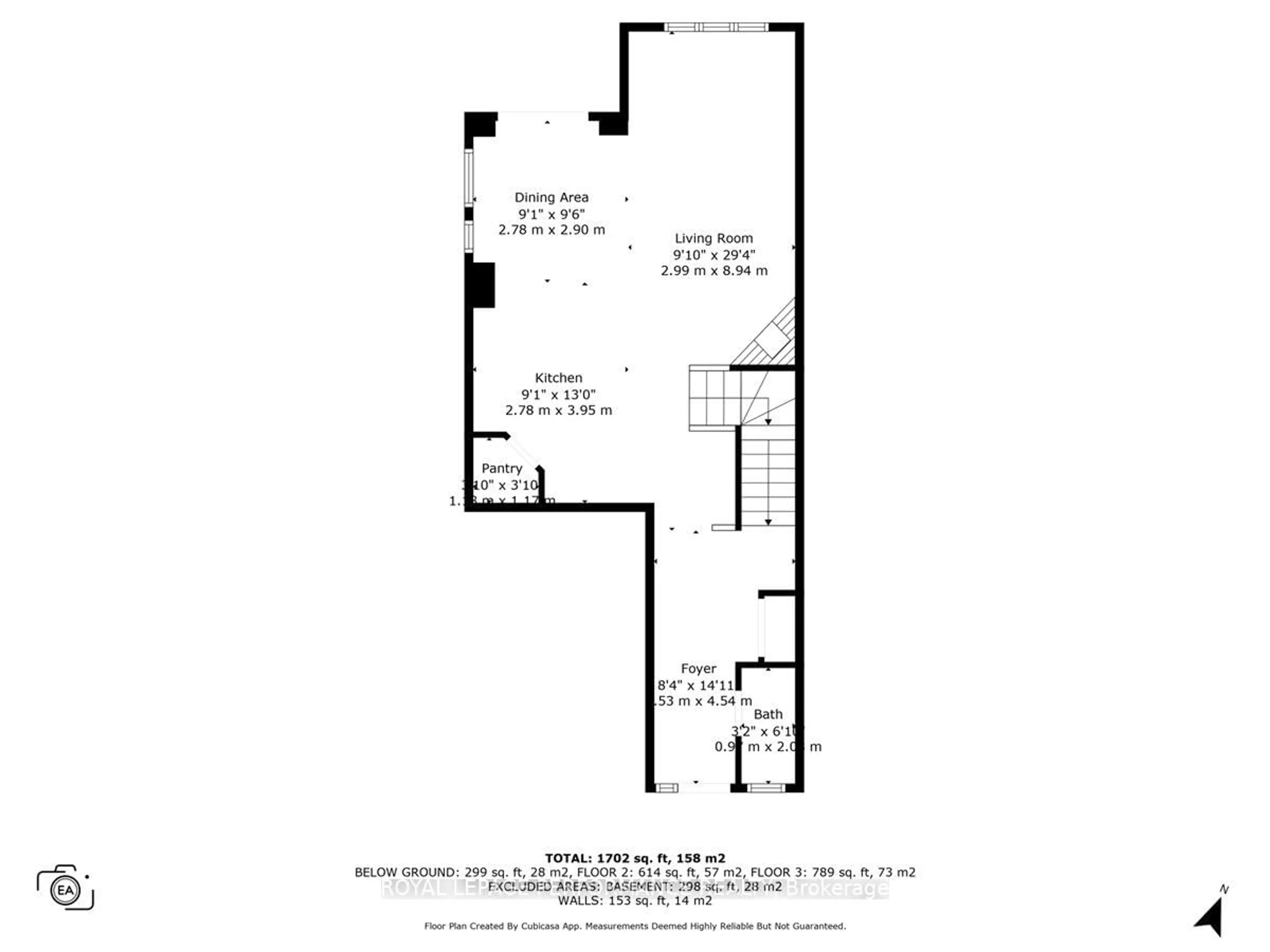 Floor plan for 416 Rochefort Circ, Ottawa Ontario K4A 0M8