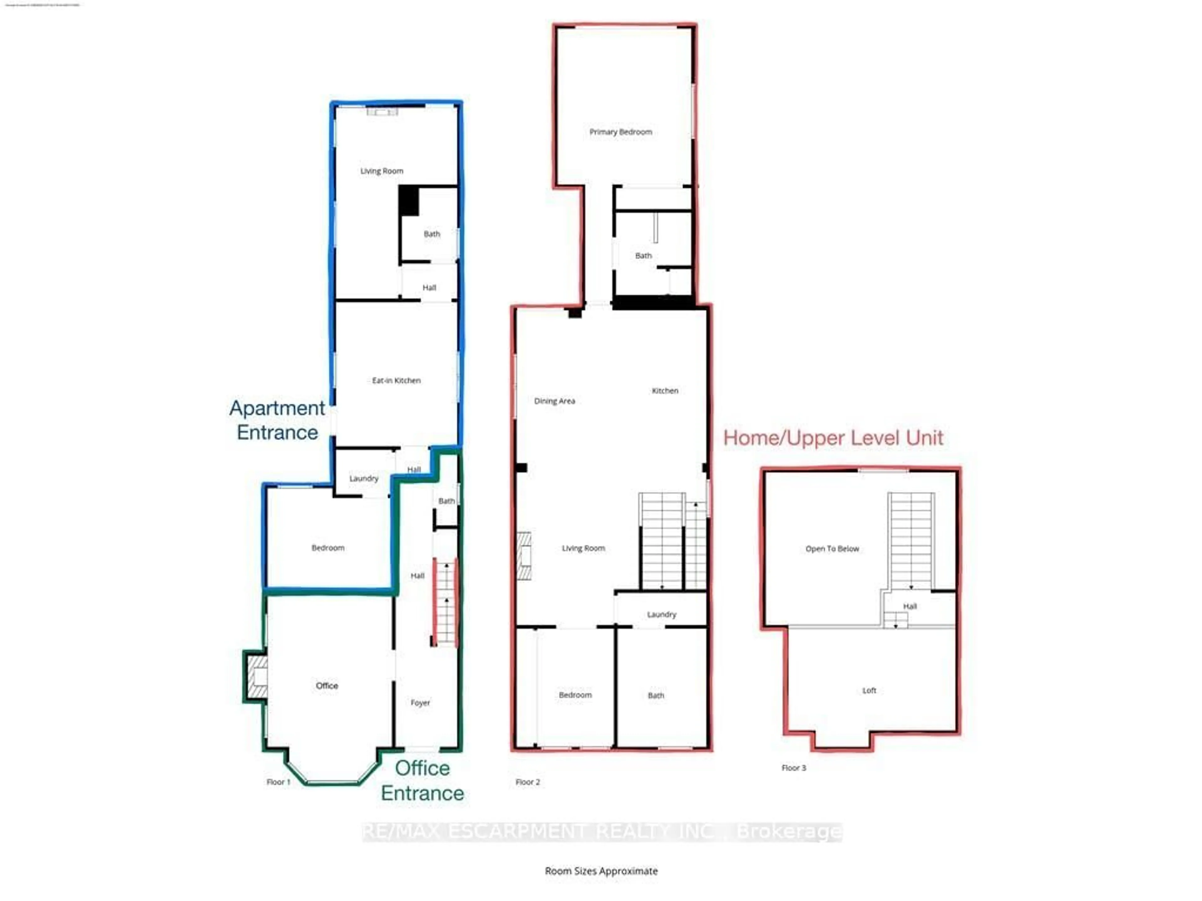 Floor plan for 7 Homewood Ave, Hamilton Ontario L8P 2M1