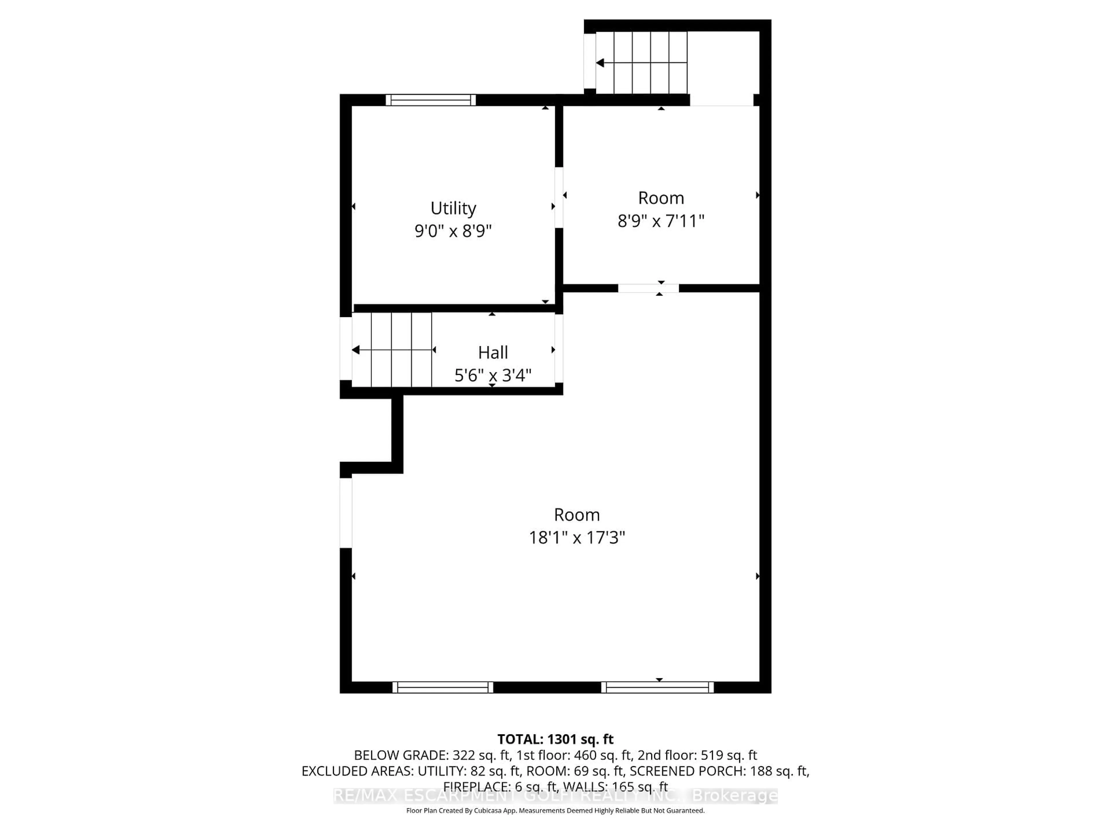 Floor plan for 38 Coral Dr, Hamilton Ontario L8V 2N5