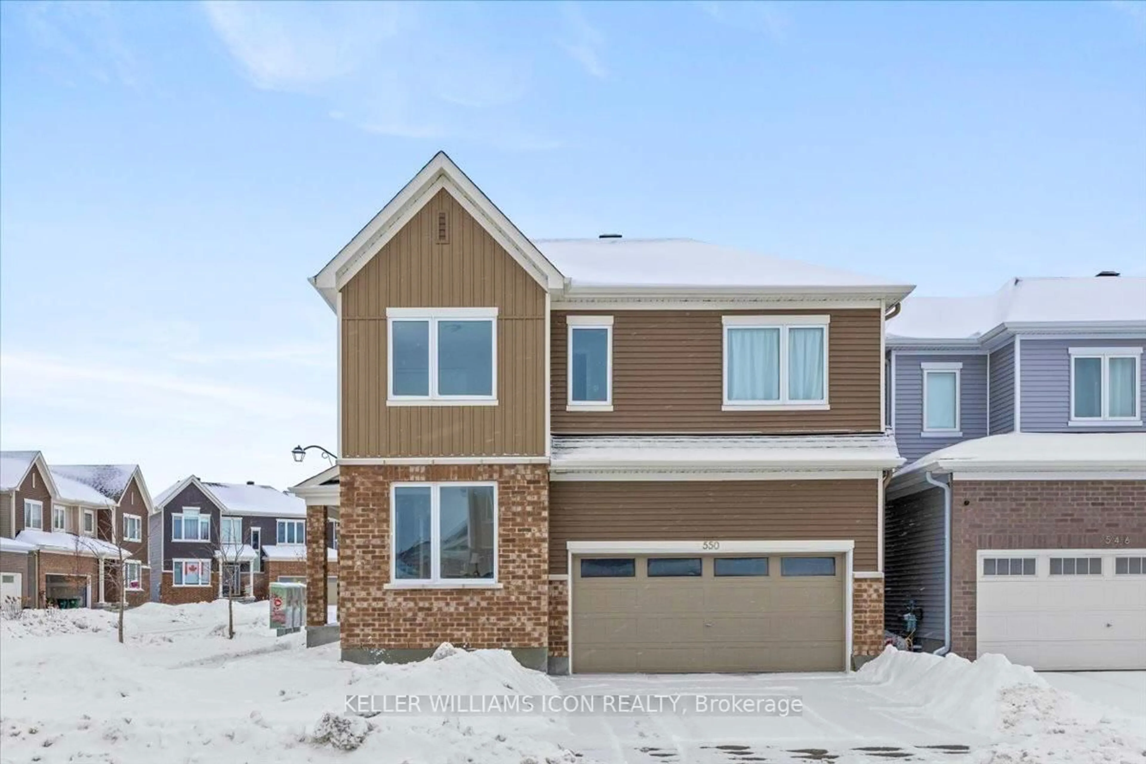 Home with brick exterior material, street for 550 Sturnidae St, Ottawa Ontario K2J 6X1