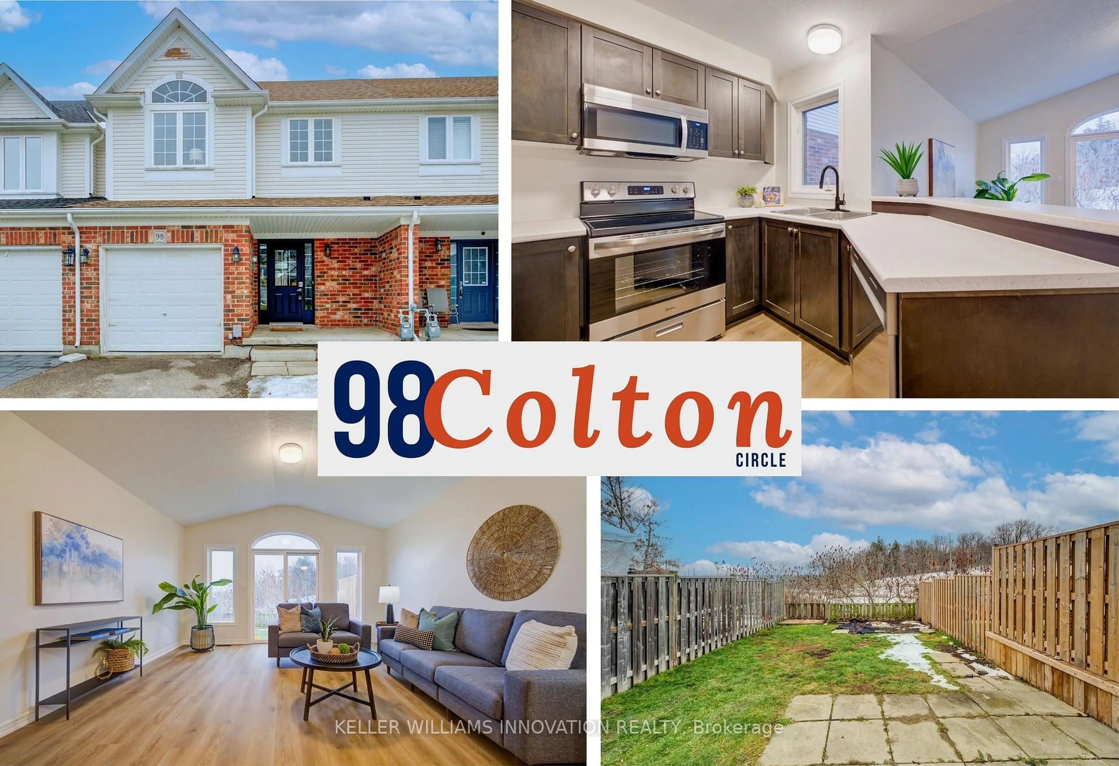 Open concept kitchen, unknown for 98 Colton Circ, Kitchener Ontario N2A 4K4