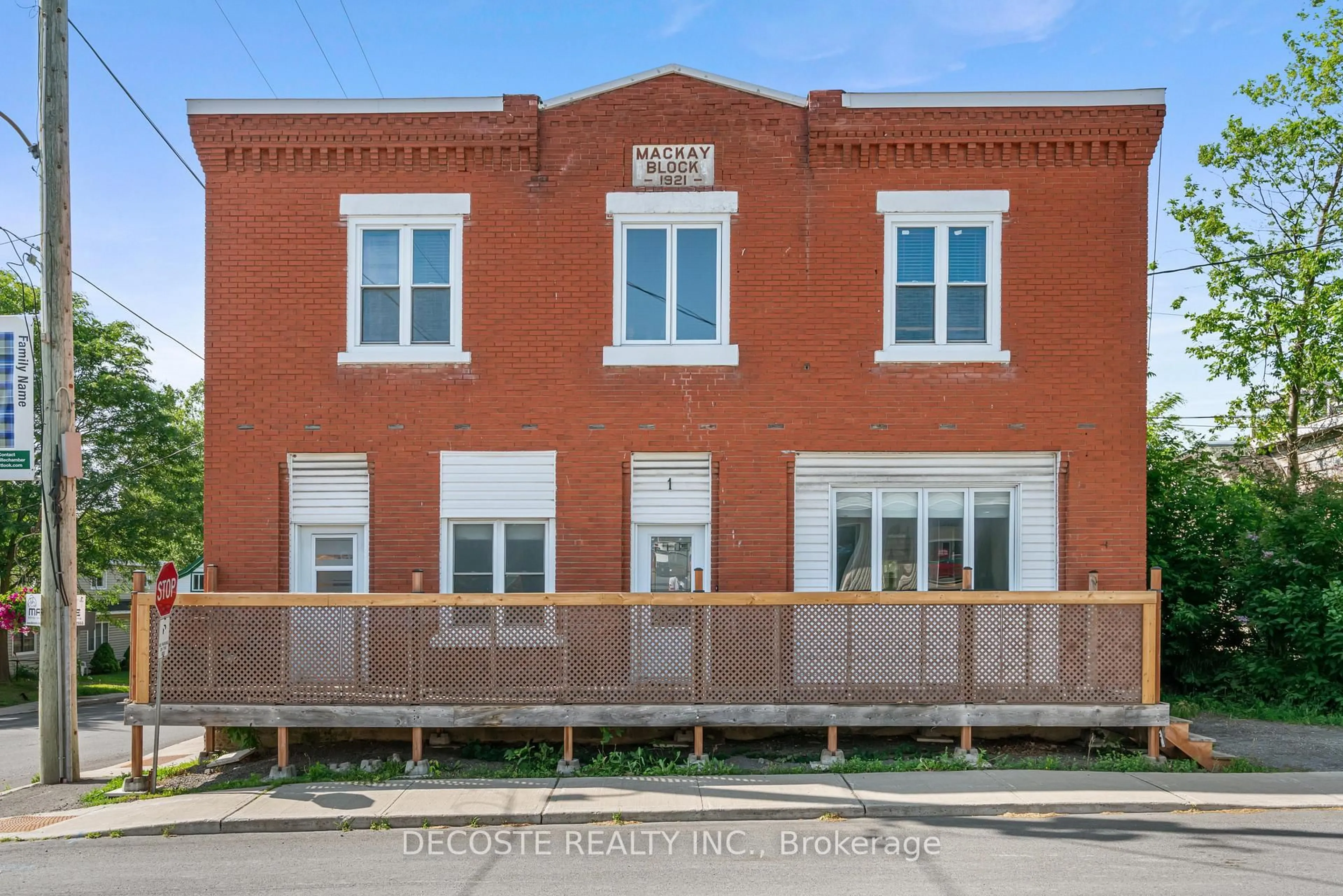 Home with brick exterior material, building for 1 Mechanic St, North Glengarry Ontario K0C 1T0