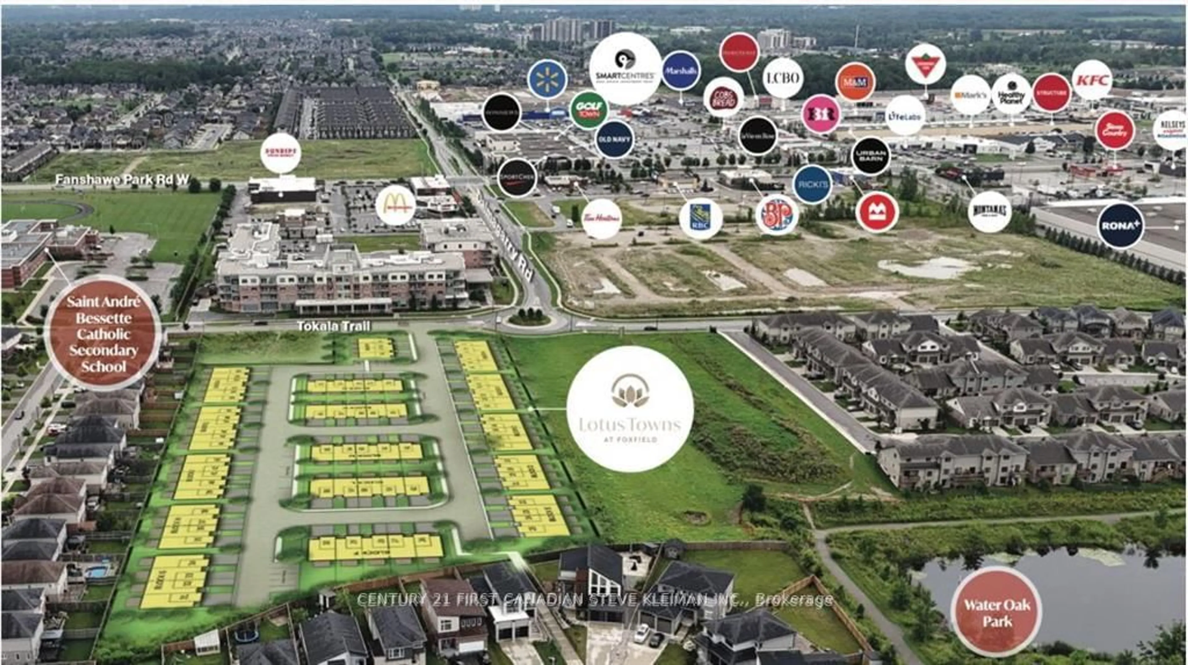 Picture of a map for 2830 Tokala Tr #3, London North Ontario N6G 5B4