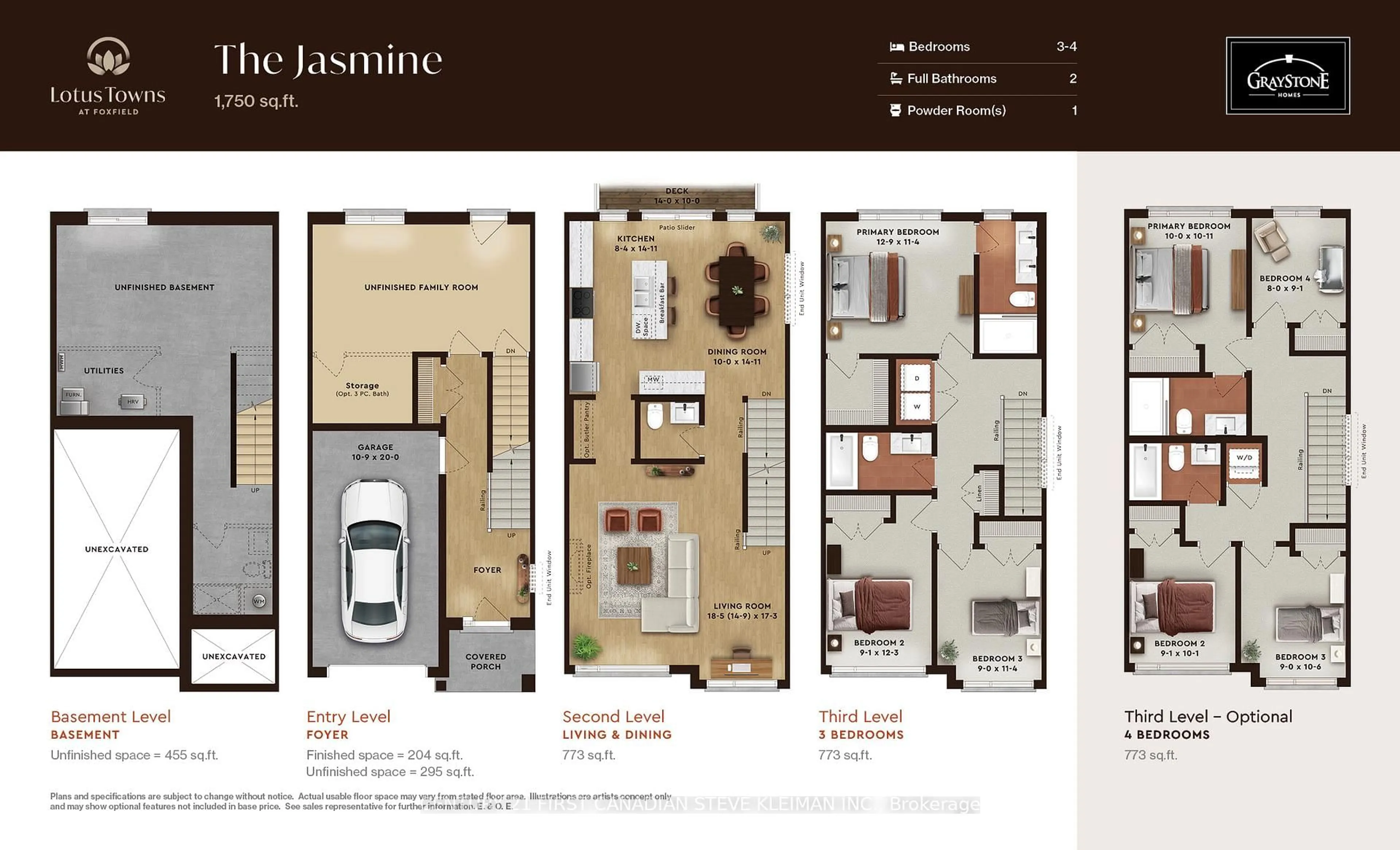 Floor plan for 2830 Tokala Tr #3, London North Ontario N6G 5B4