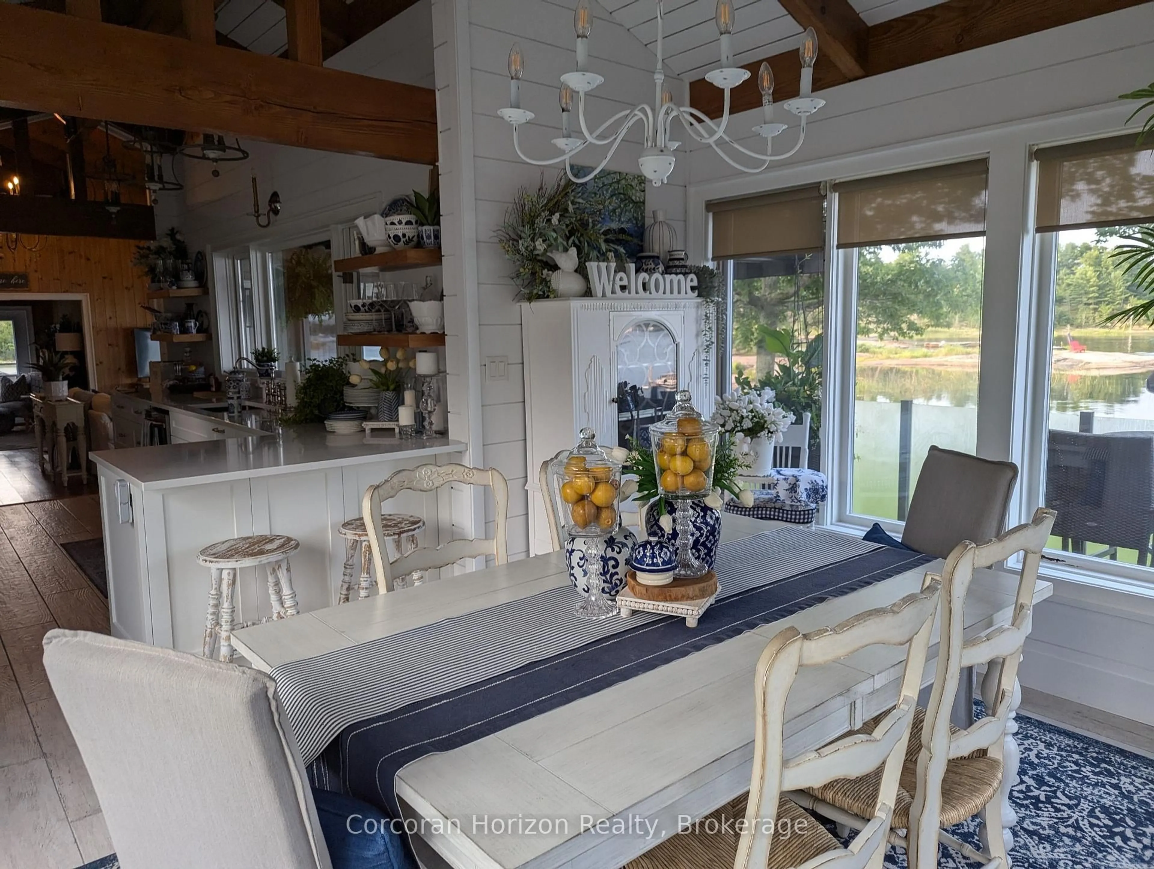 Open concept kitchen, unknown for 4476 Island 1040/Little Beausoleil Island, Georgian Bay Ontario P0E 1E0