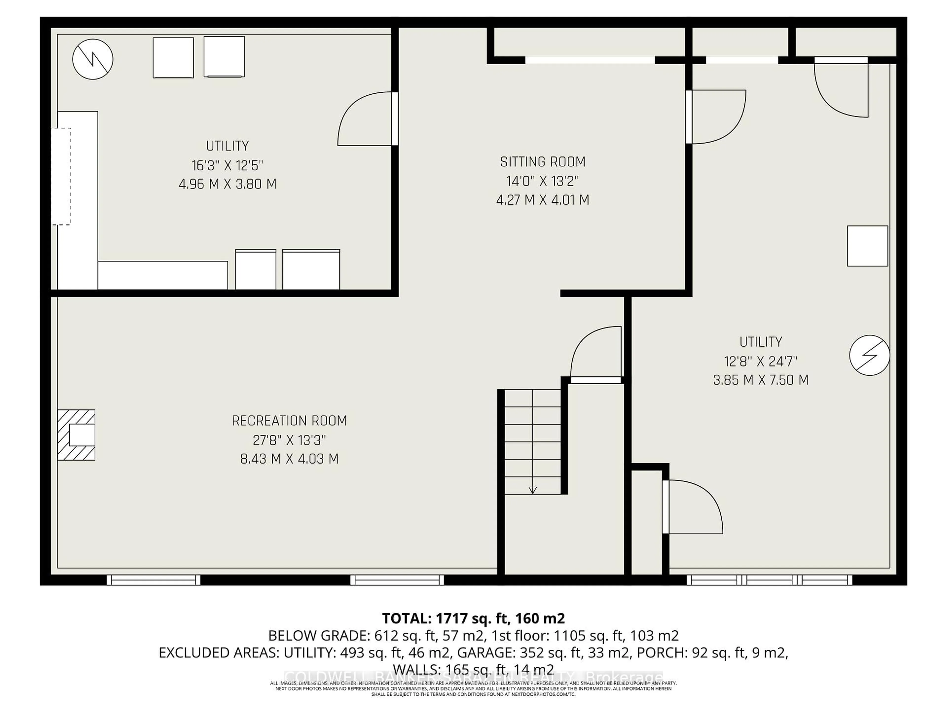 Floor plan for 3239 South Branch St, Kenmore Ontario K0A 2G0