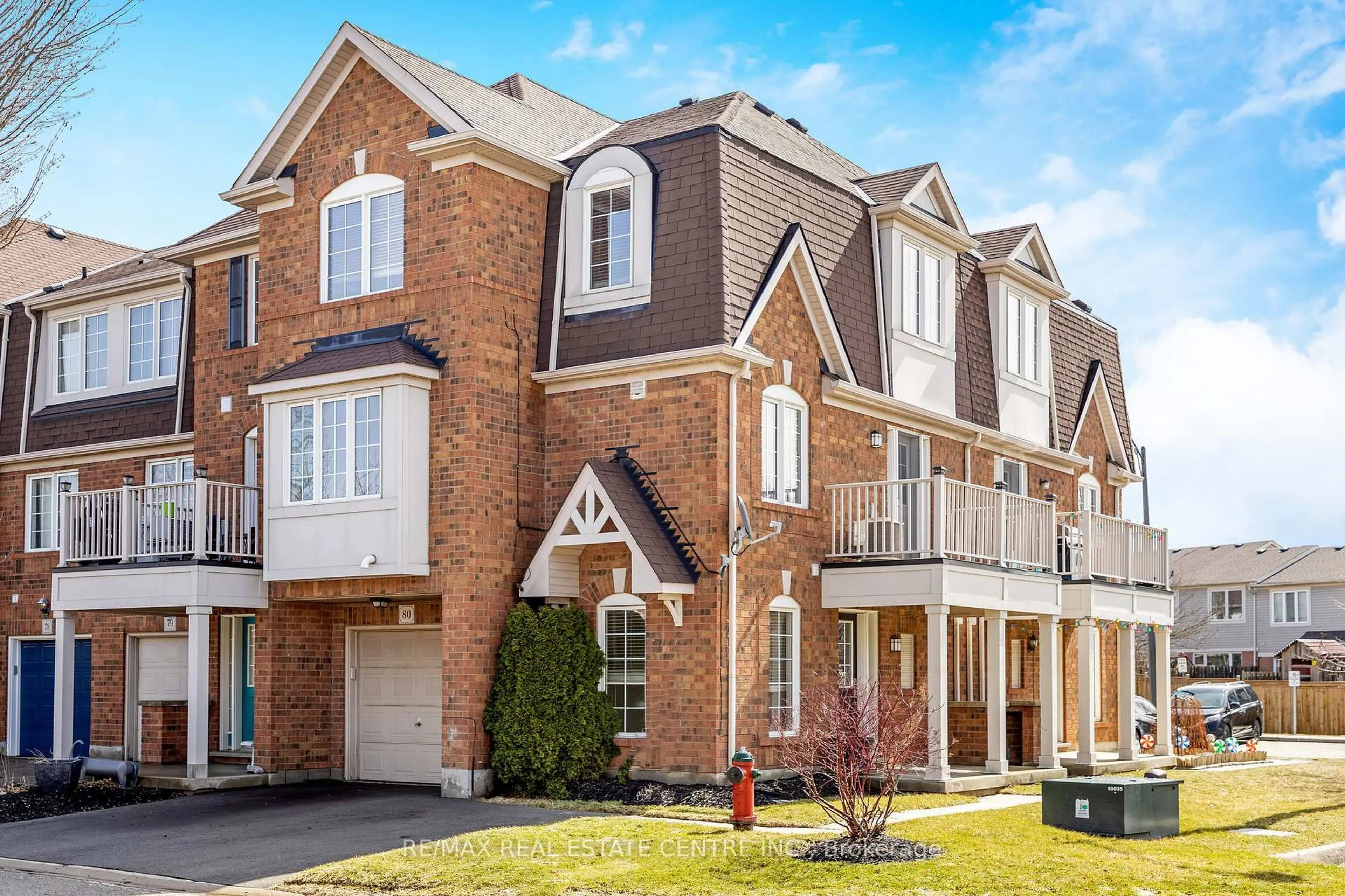 Home with brick exterior material, street for 71 Garth Massey Dr #80, Cambridge Ontario N1T 2G8