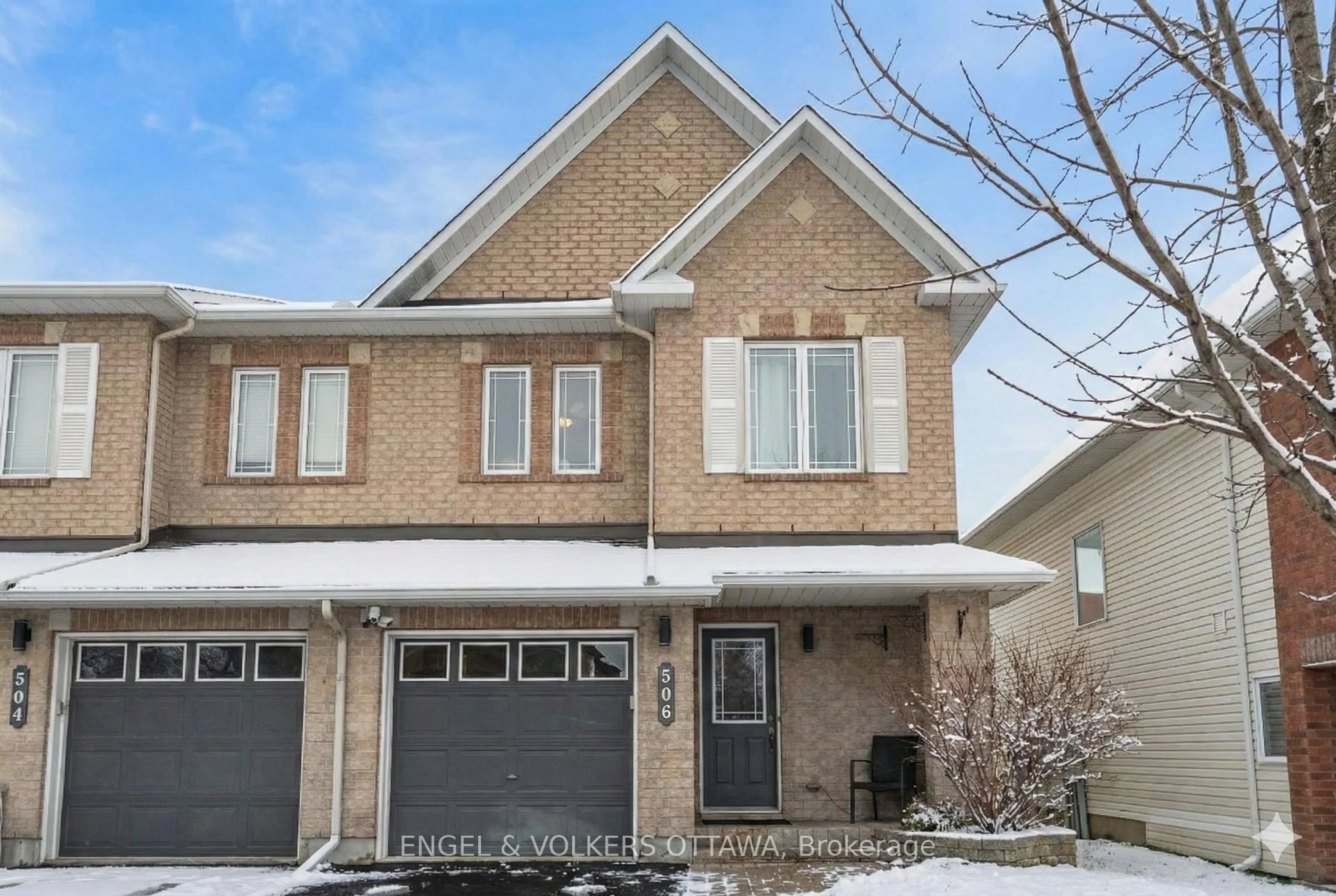 Home with brick exterior material, street for 506 Allegro Way, Ottawa Ontario K4A 0H6
