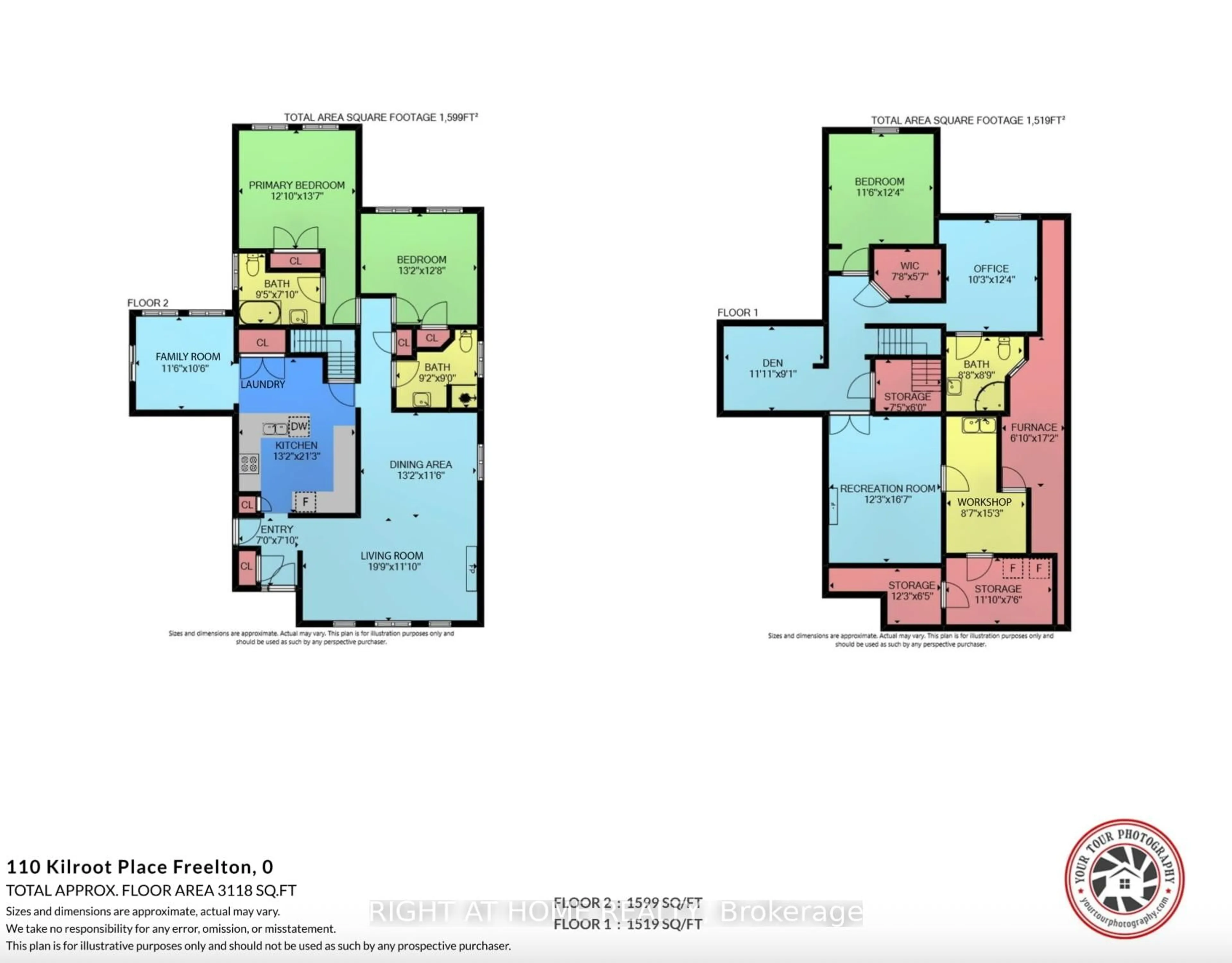Floor plan for 110 Kilroot Pl, Hamilton Ontario L8B 1A5