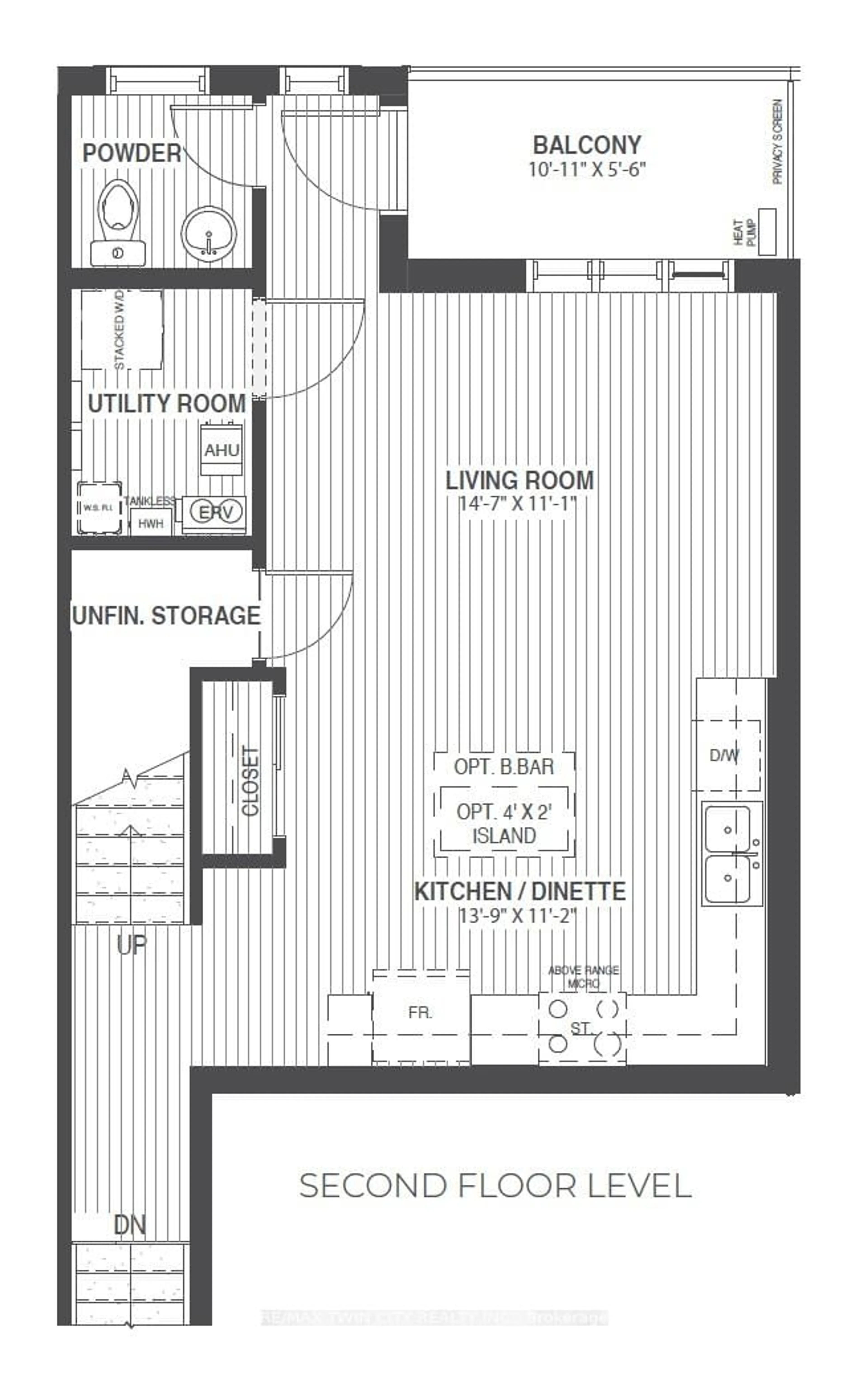 Floor plan for 2139 Strasburg Rd #5, Kitchener Ontario N2L 0C7