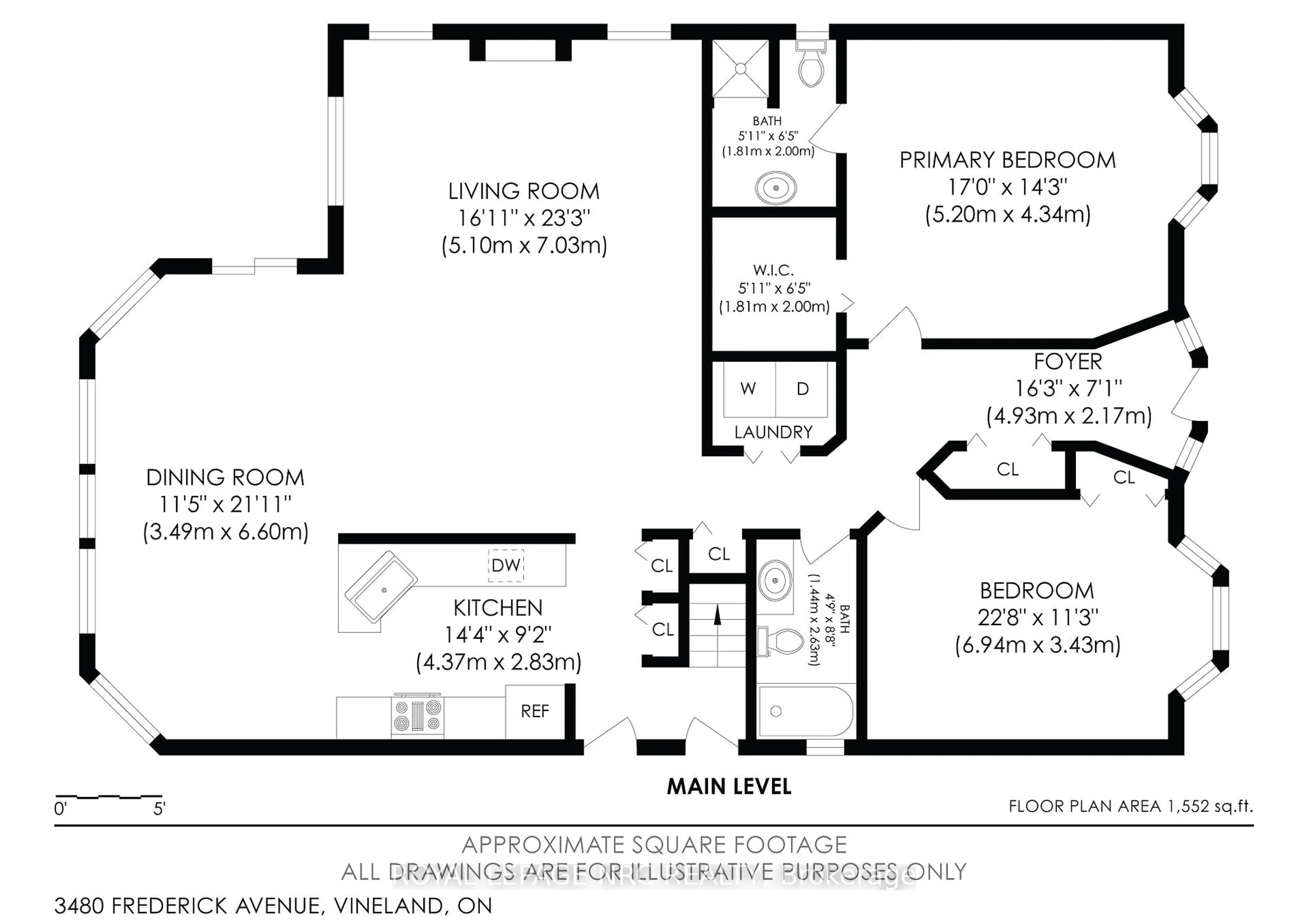 Floor plan for 3480 Frederick Ave, Lincoln Ontario L0R 2C0
