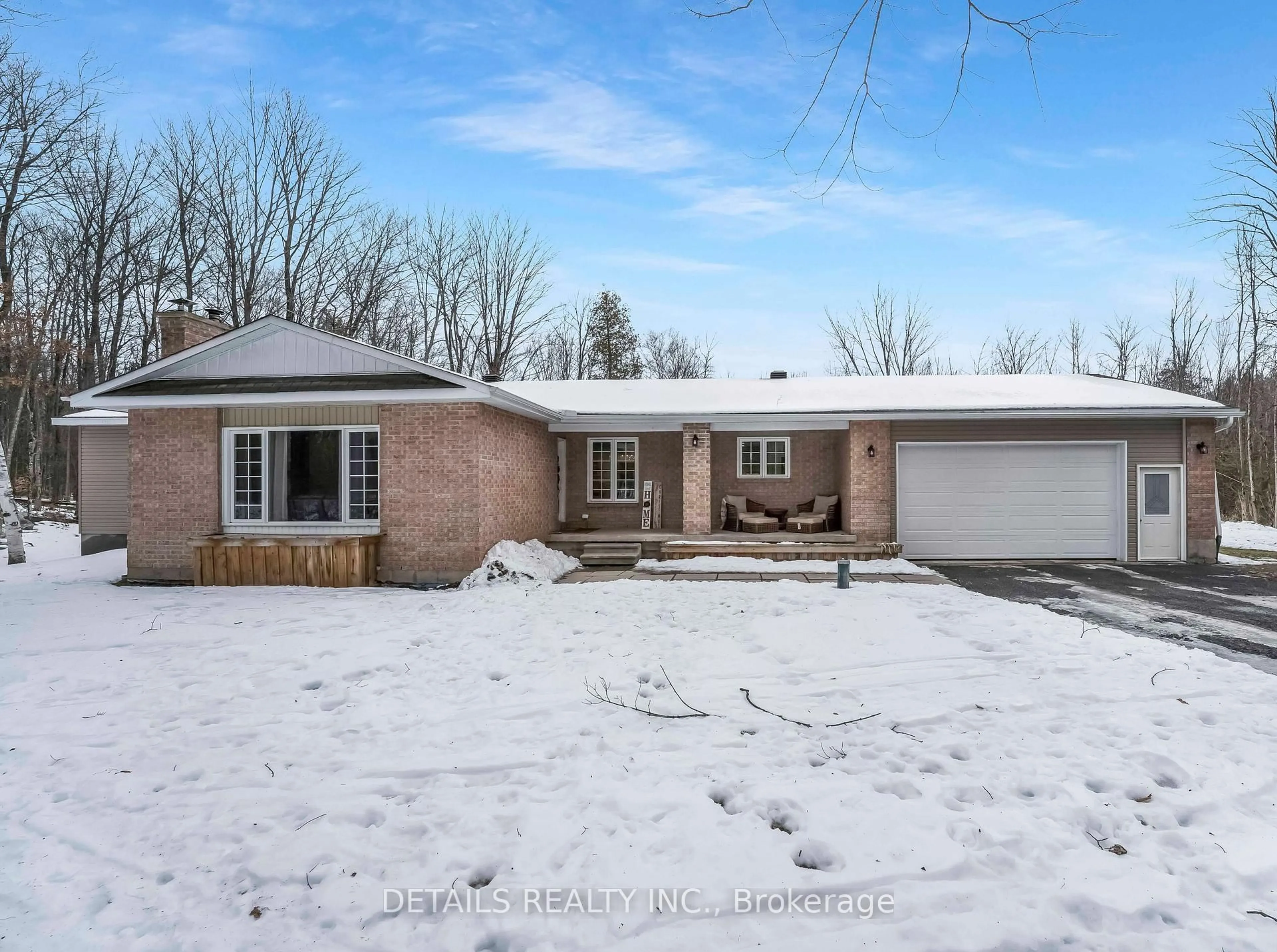 Home with brick exterior material, street for 387 Campbell Side Rd, White Lake Ontario K0A 3L0